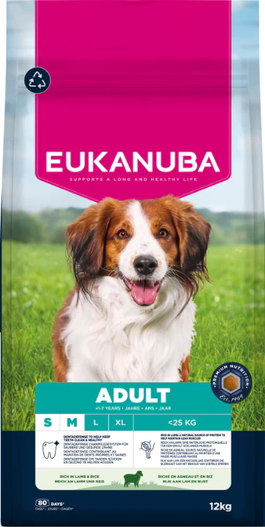 Eukanuba Life Care Adult Small/Medium Breed Dry Dog Food - Lamb & Rice - Image 2