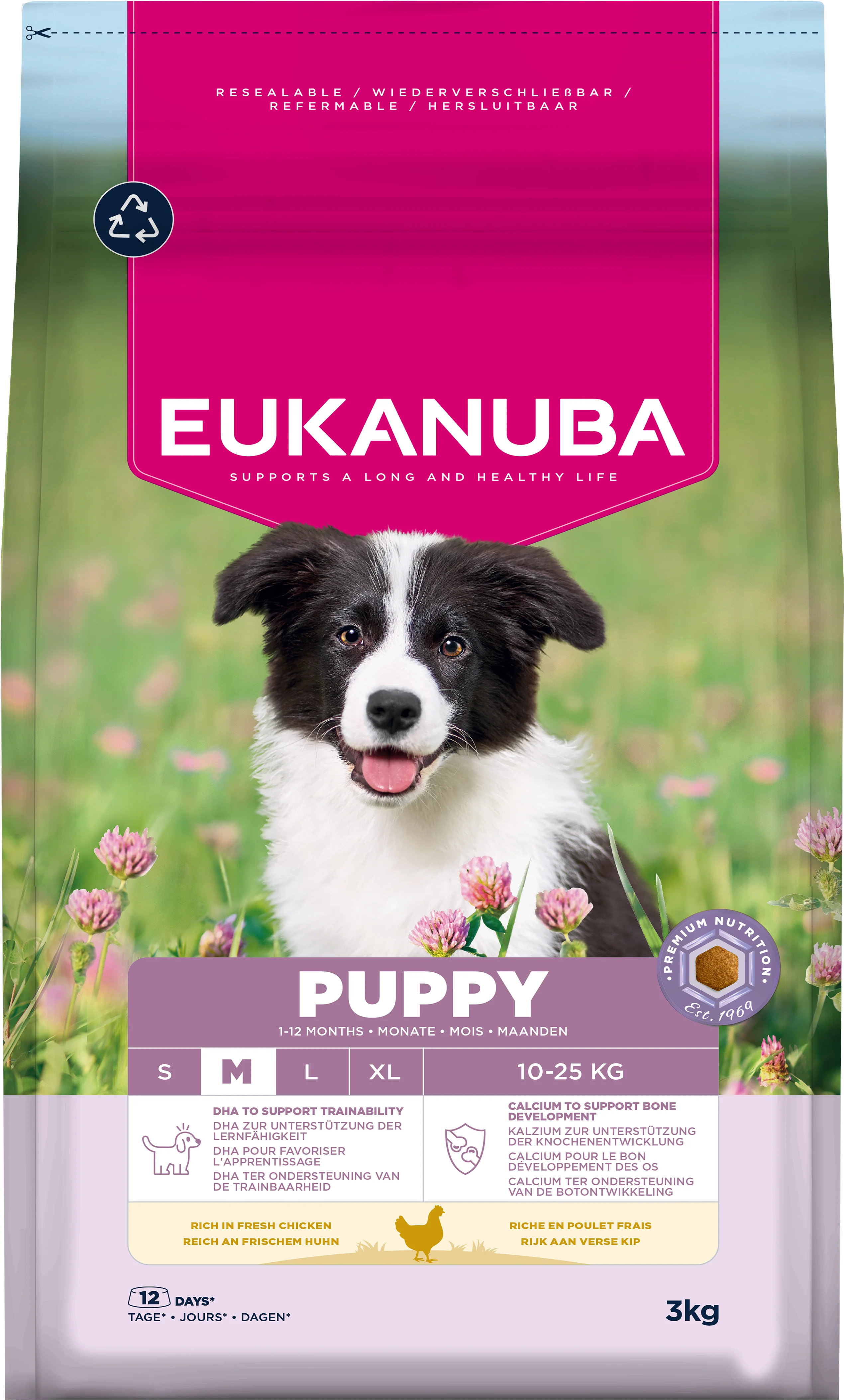 Eukanuba Puppy Medium Breed Dry Dog Food - Chicken