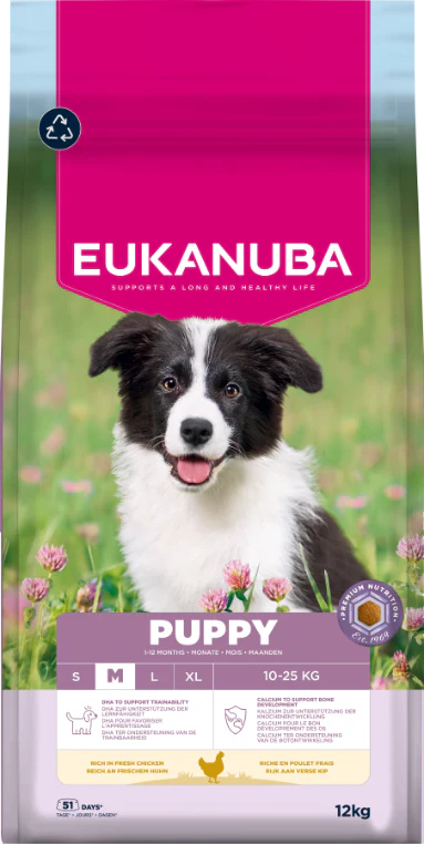 Eukanuba Puppy Medium Breed Dry Dog Food - Chicken - Image 2