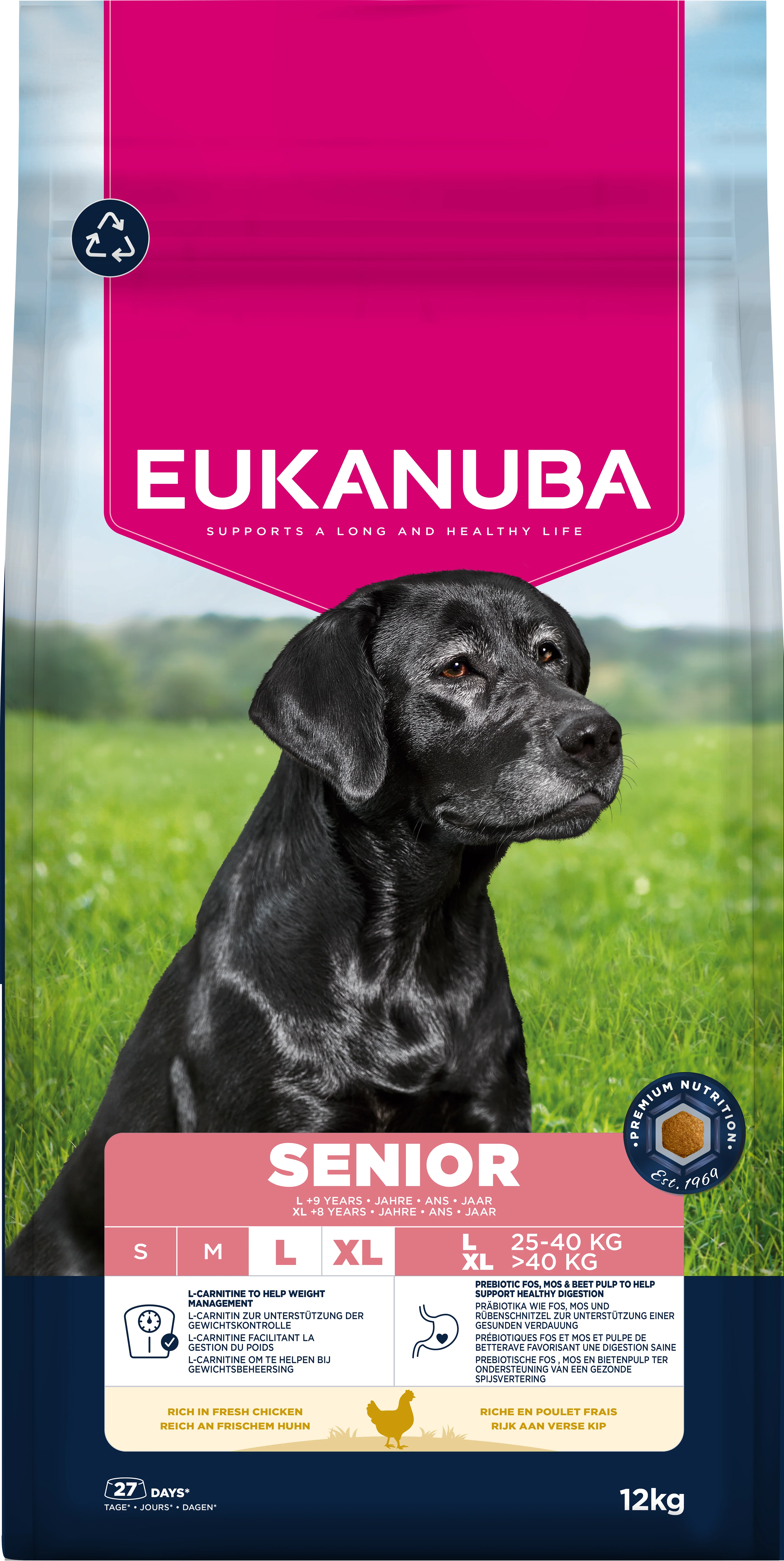 Eukanuba Senior Large Breed Dry Dog Food - Chicken