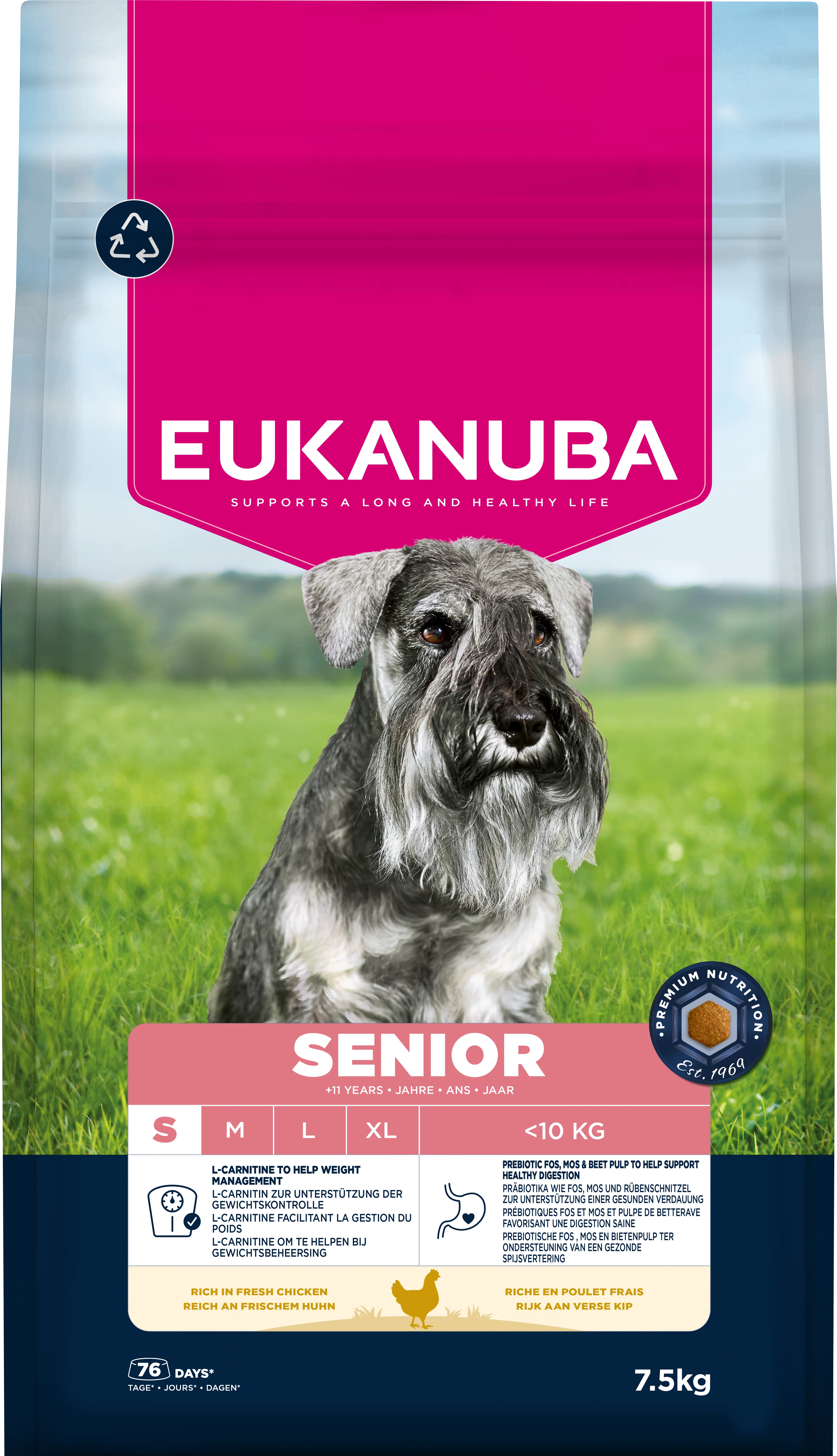 Eukanuba Senior Small Breed Dry Dog Food - Chicken - Image 2