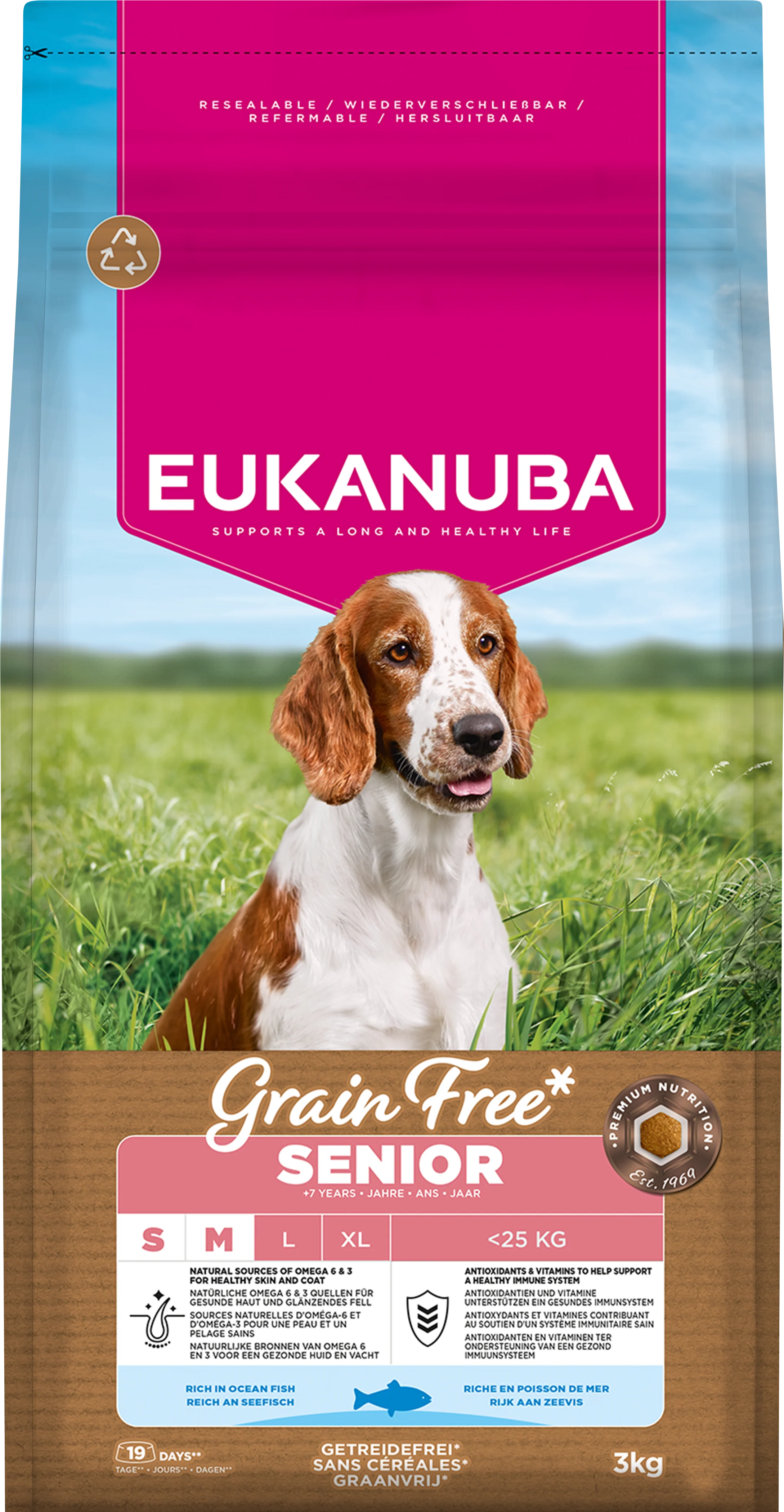 Eukanuba Senior Small Medium Grain Free Ocean Fish