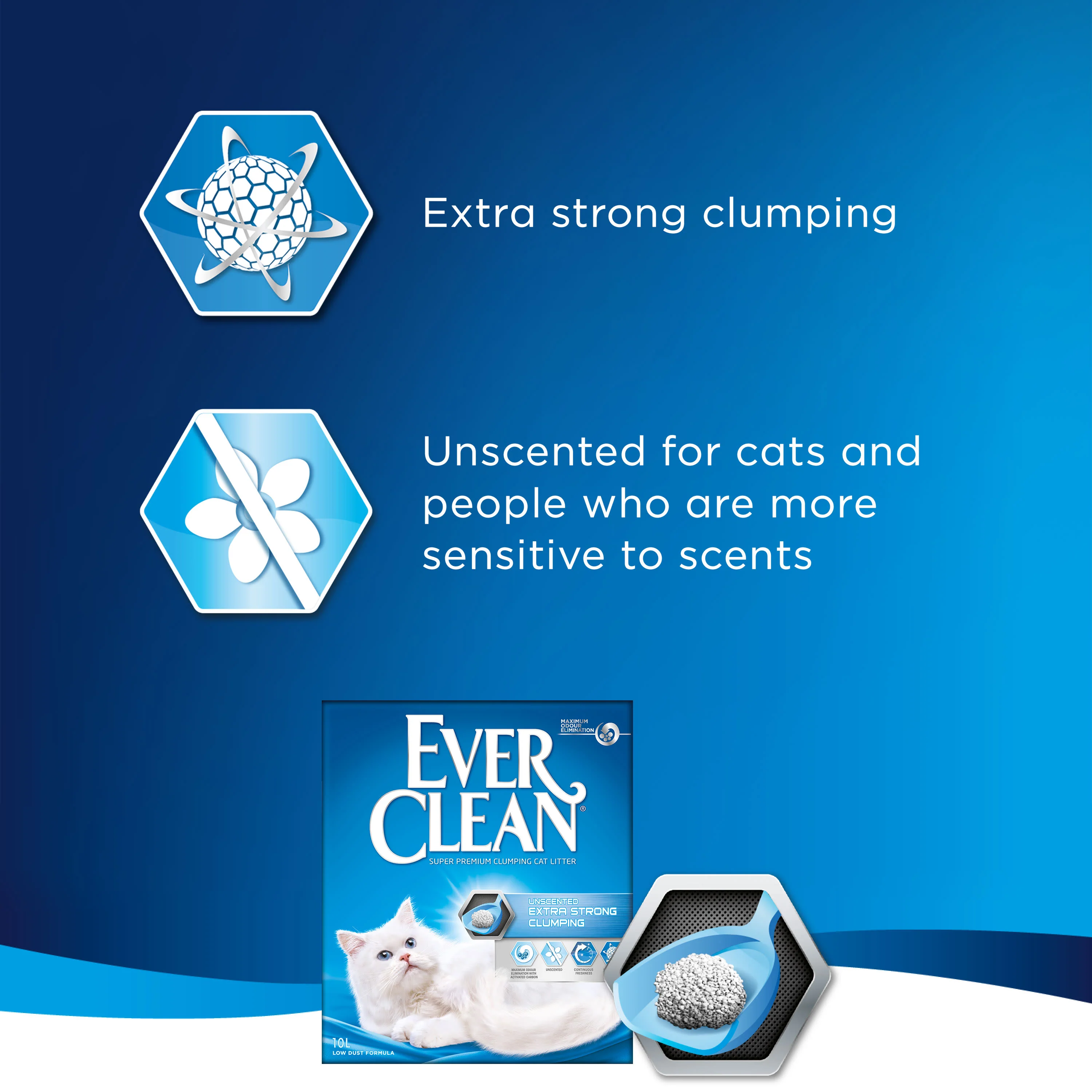 Ever Clean Extra Strength Un-Scented Cat Litter - Image 2