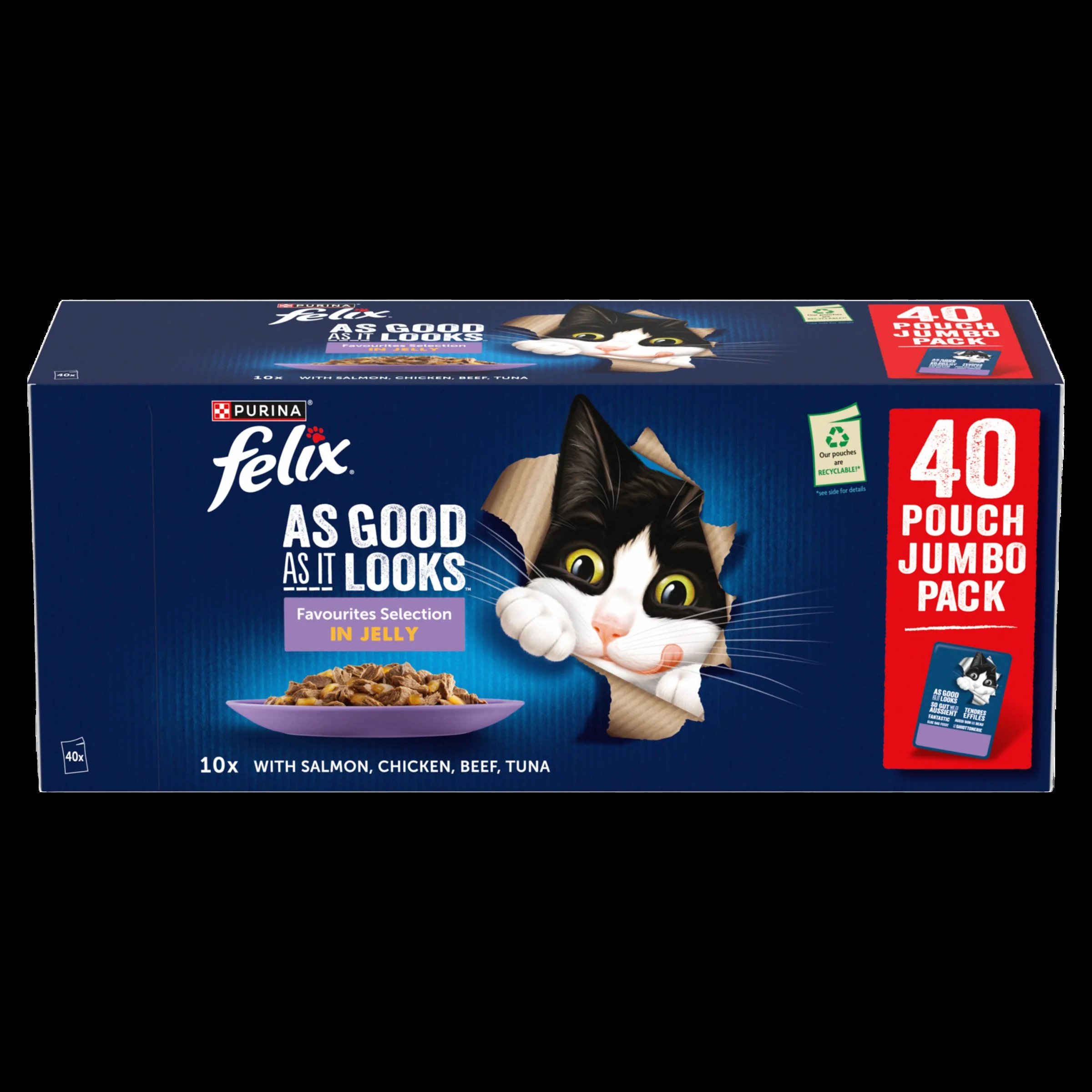 Felix As Good As it Looks Favourites Selection in Jelly Wet Cat Food - Image 14