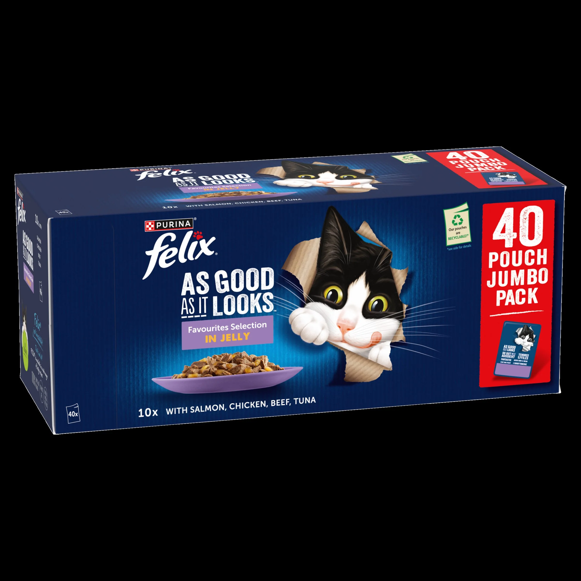 Felix As Good As it Looks Favourites Selection in Jelly Wet Cat Food - Image 15