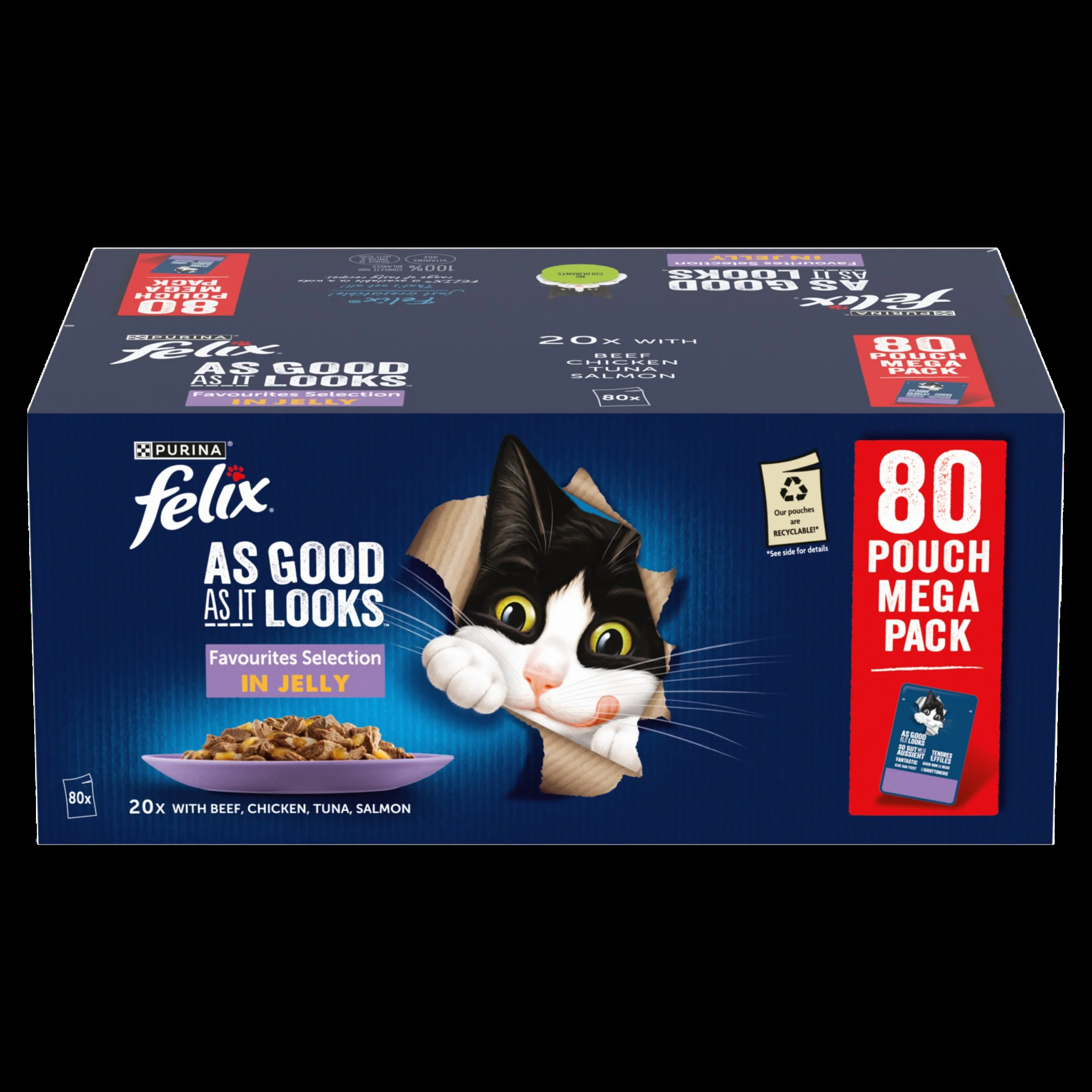 Felix As Good As it Looks Favourites Selection in Jelly Wet Cat Food - Image 16