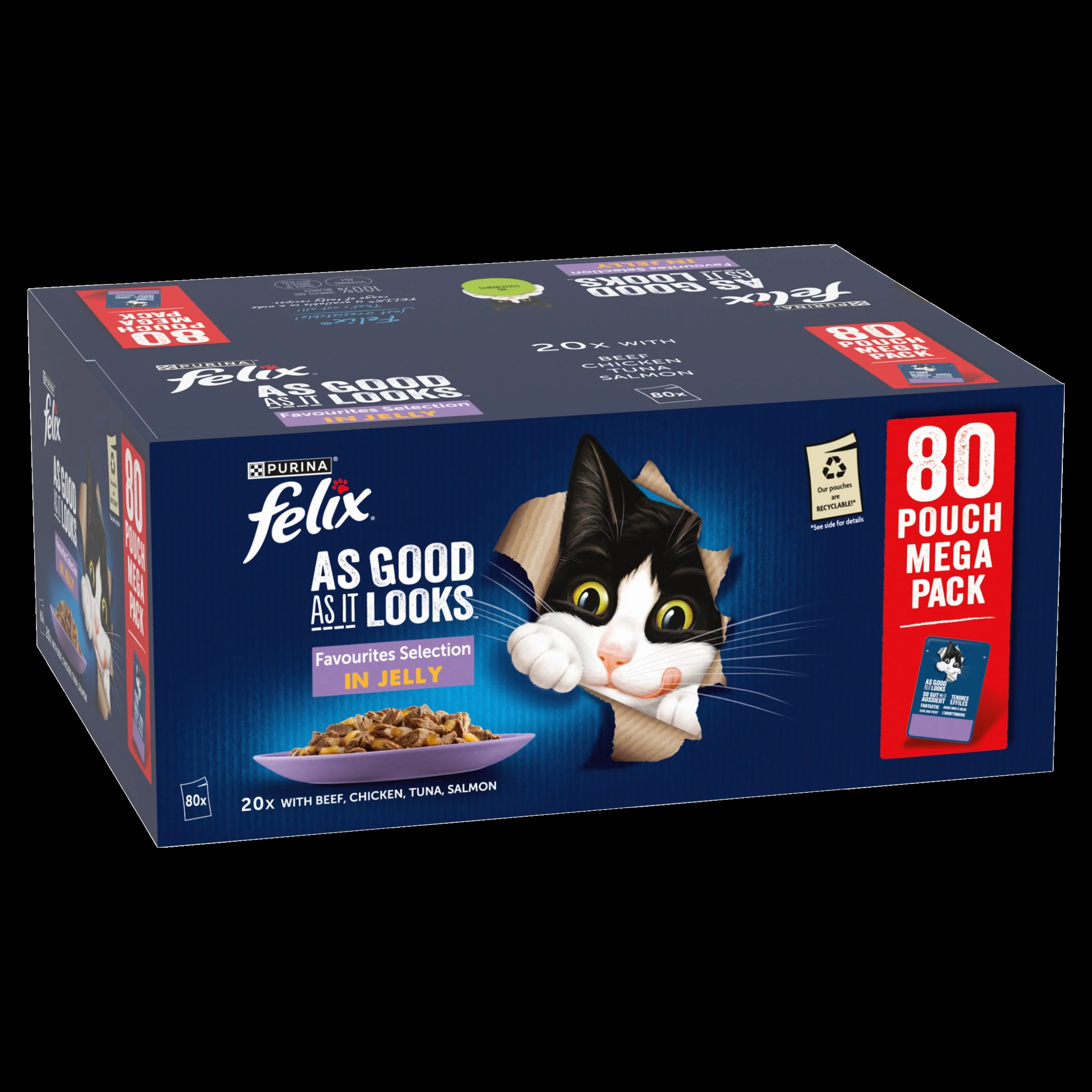 Felix As Good As it Looks Favourites Selection in Jelly Wet Cat Food - Image 17