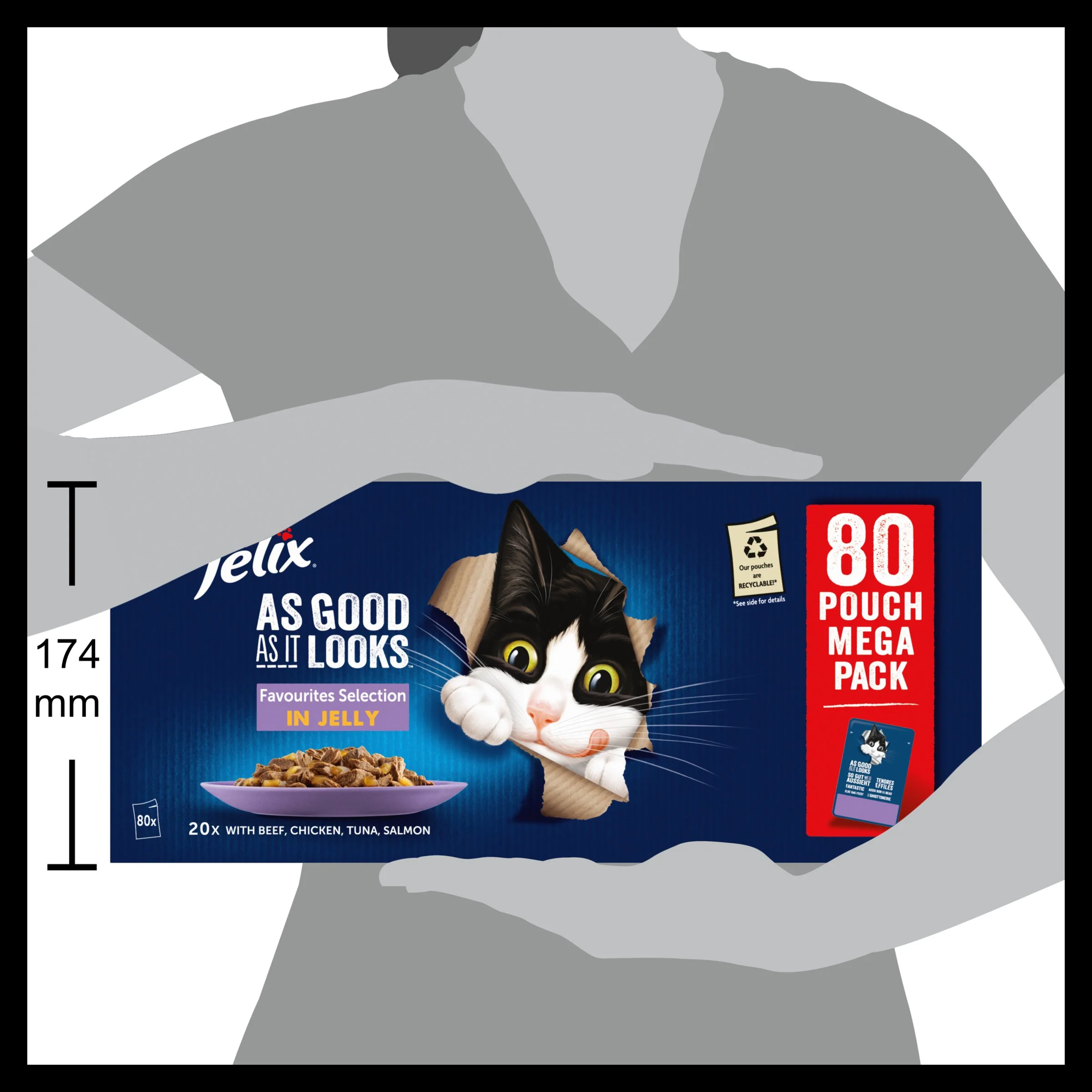 Felix As Good As it Looks Favourites Selection in Jelly Wet Cat Food - Image 21