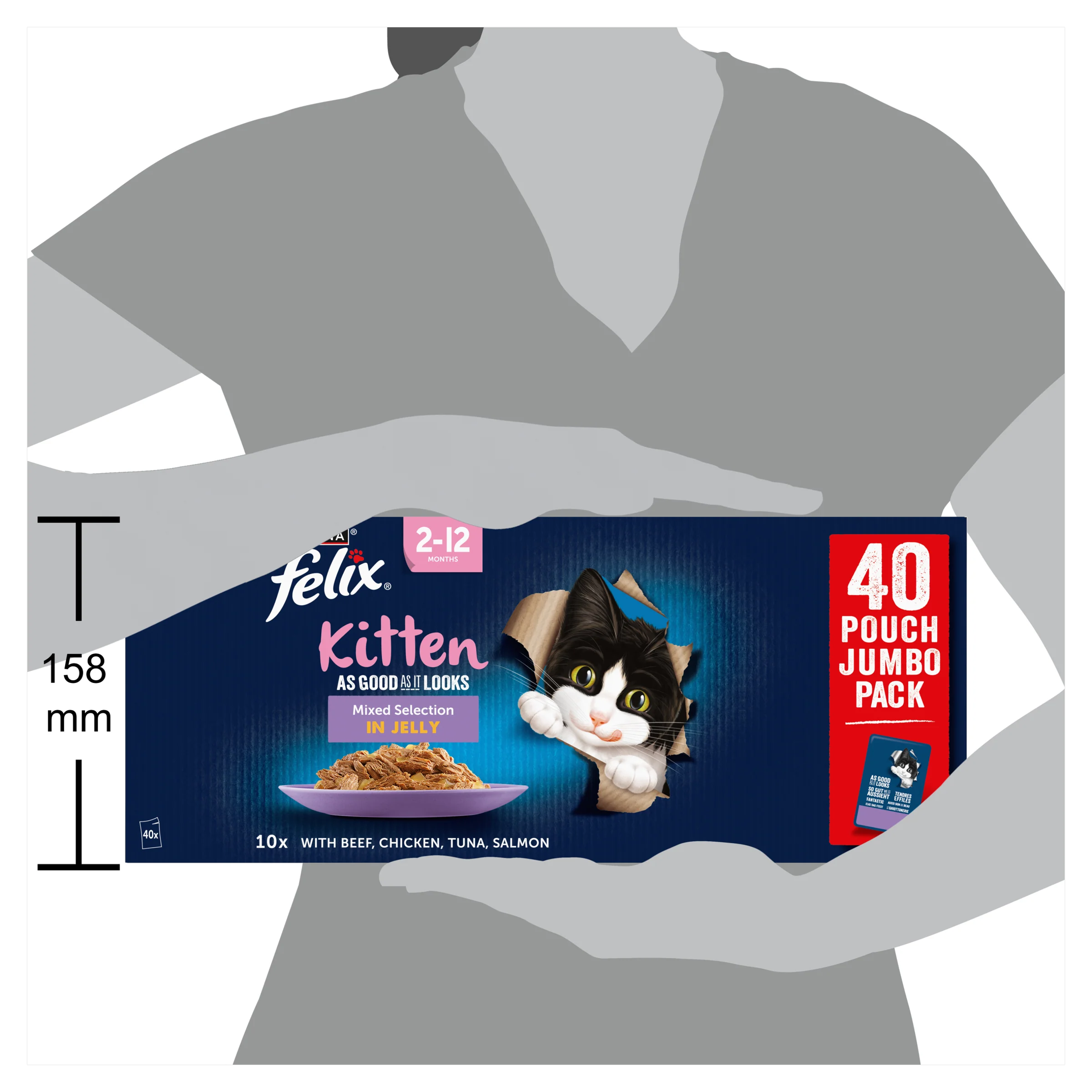 Felix As Good As it Looks Kitten Mixed Selection in Jelly Wet Cat Food - Image 3