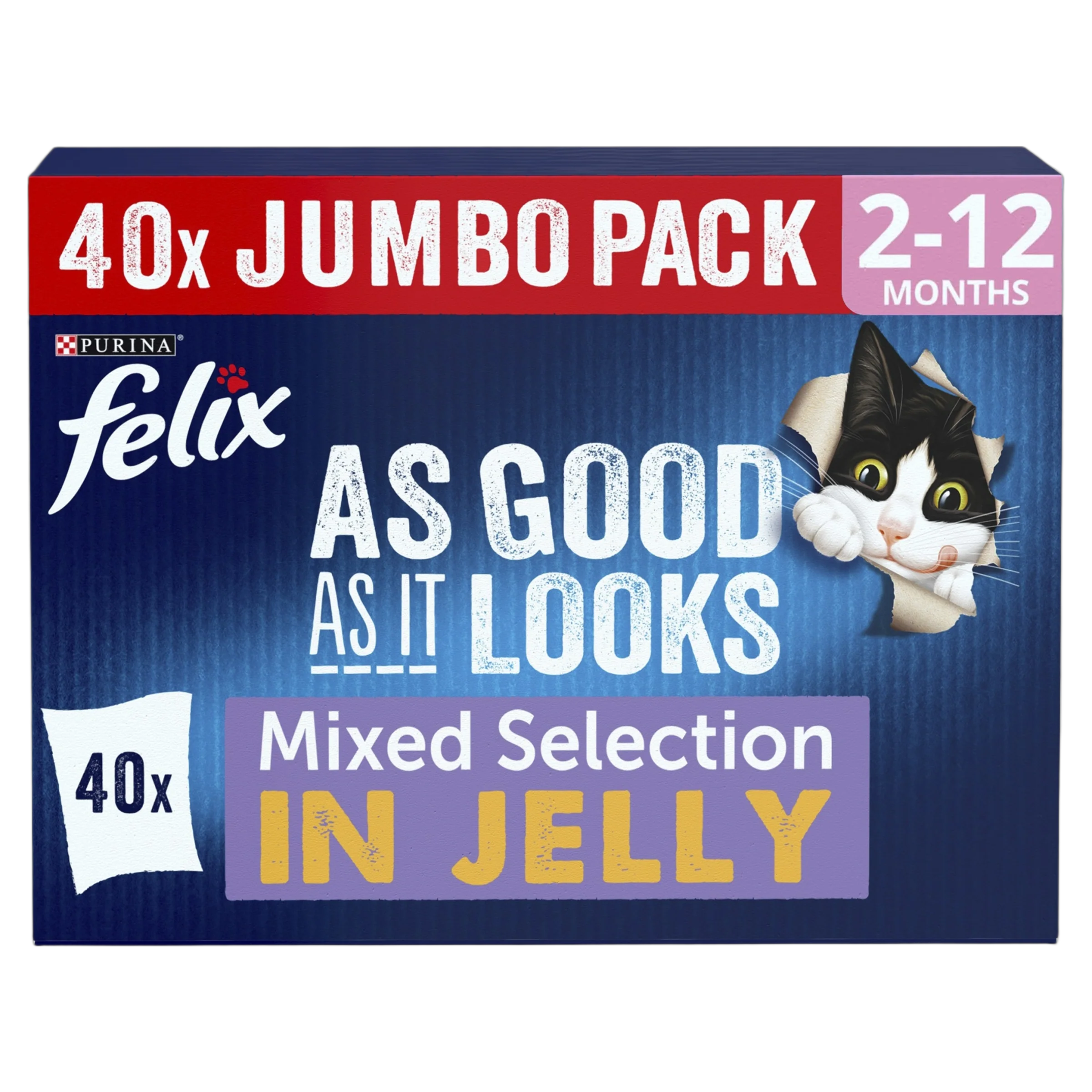 Felix As Good As it Looks Kitten Mixed Selection in Jelly Wet Cat Food - Image 6