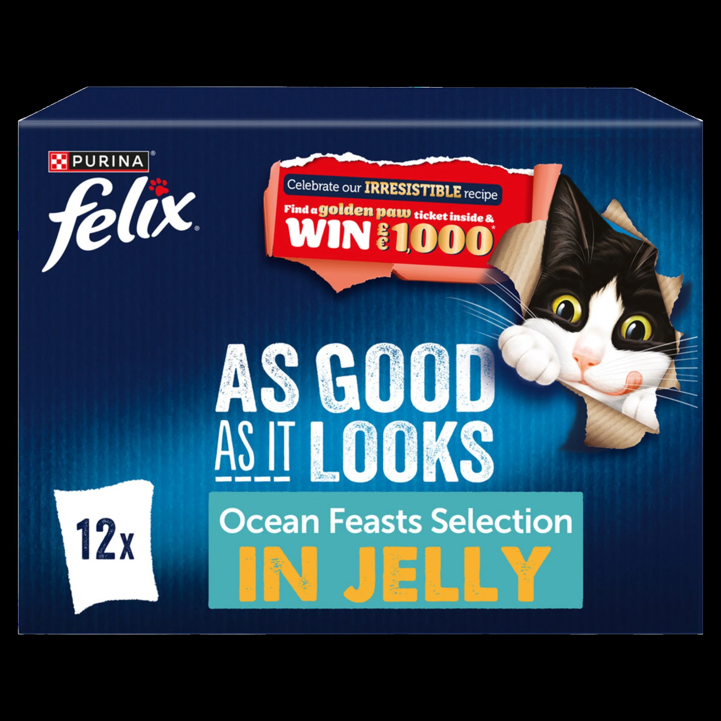 Felix As Good As it Looks Ocean Feasts Wet Cat Food - Image 10