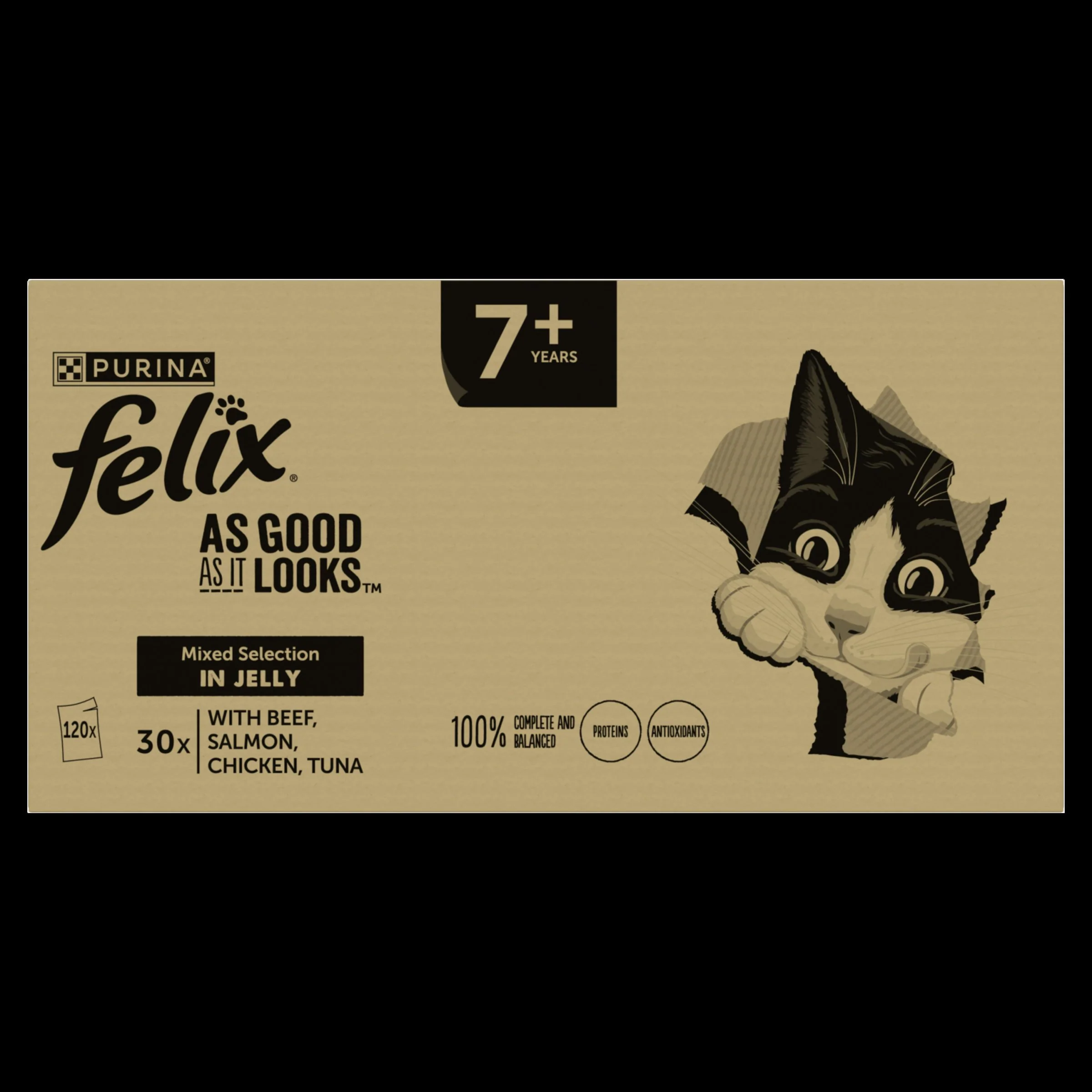 Felix As Good As it Looks Senior 7+ Mixed in Jelly Wet Cat Food - Image 20