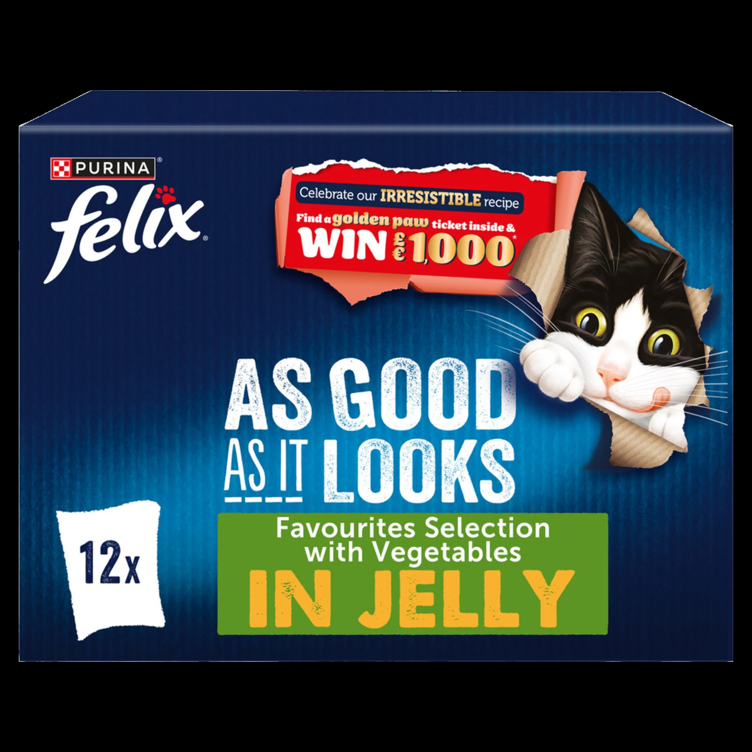 Felix As Good As it Looks Vegetable in Jelly Wet Cat Food - Image 7