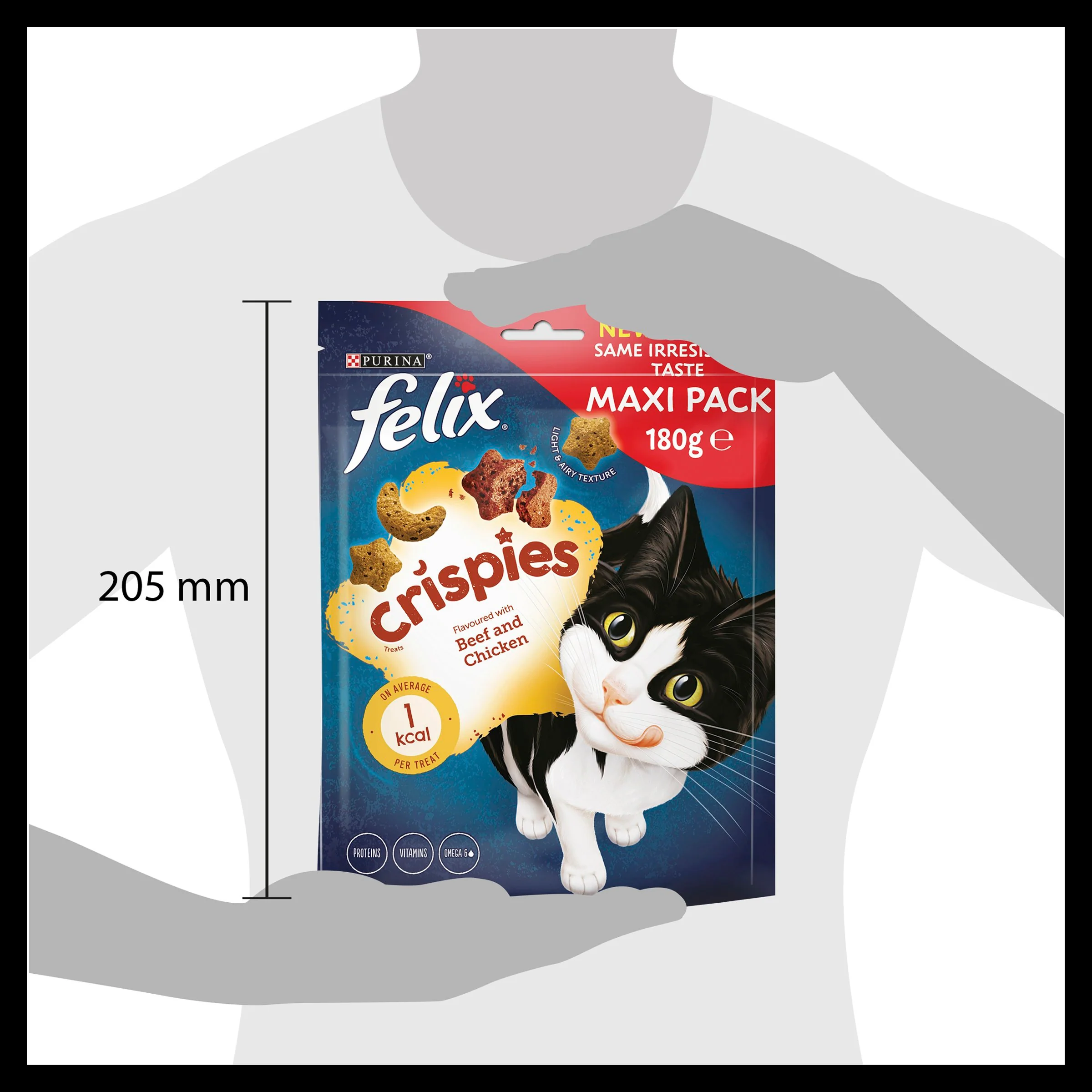 Felix Crispies Chicken and Beef Adult Cat Treats - Image 14