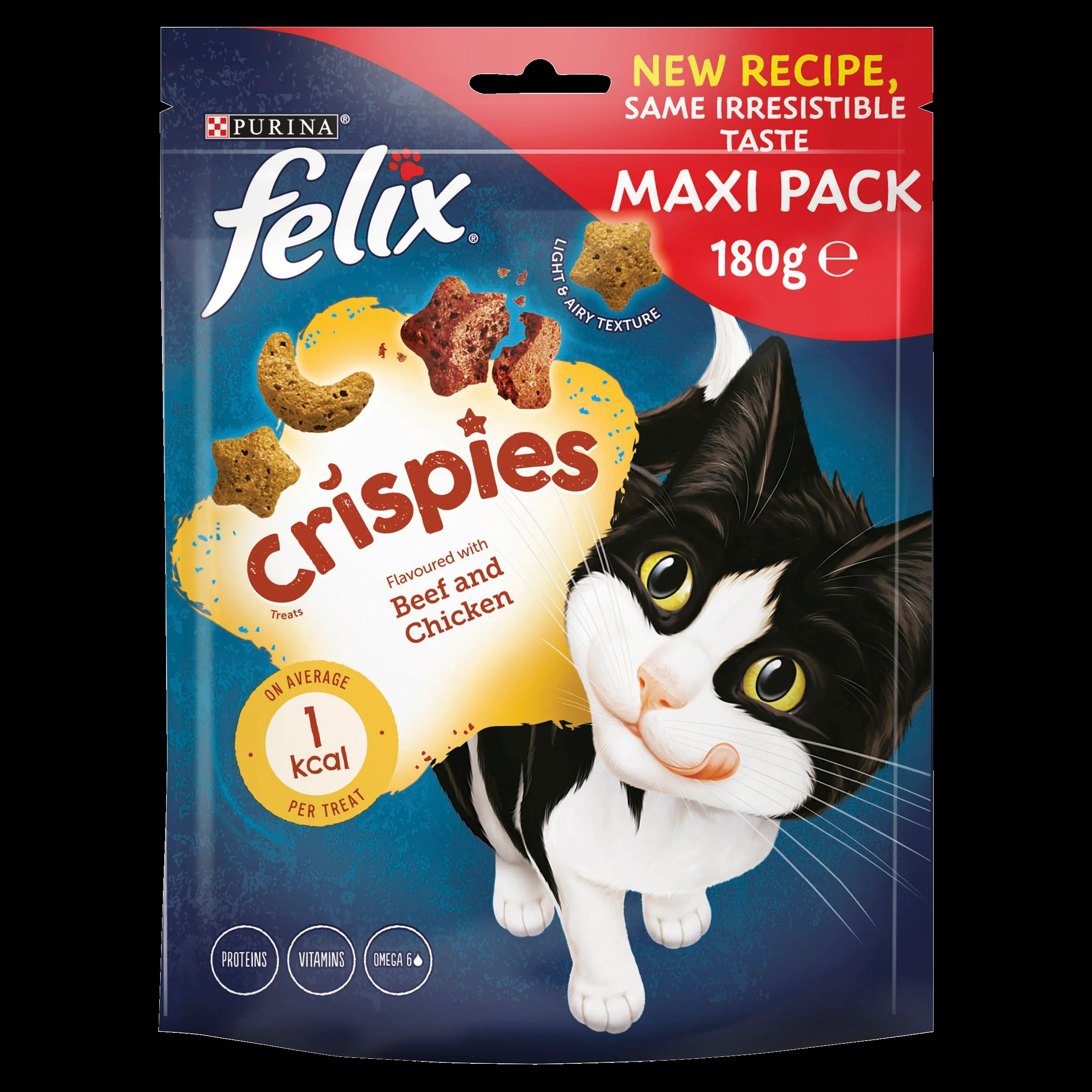 Felix Crispies Chicken and Beef Adult Cat Treats - Image 2