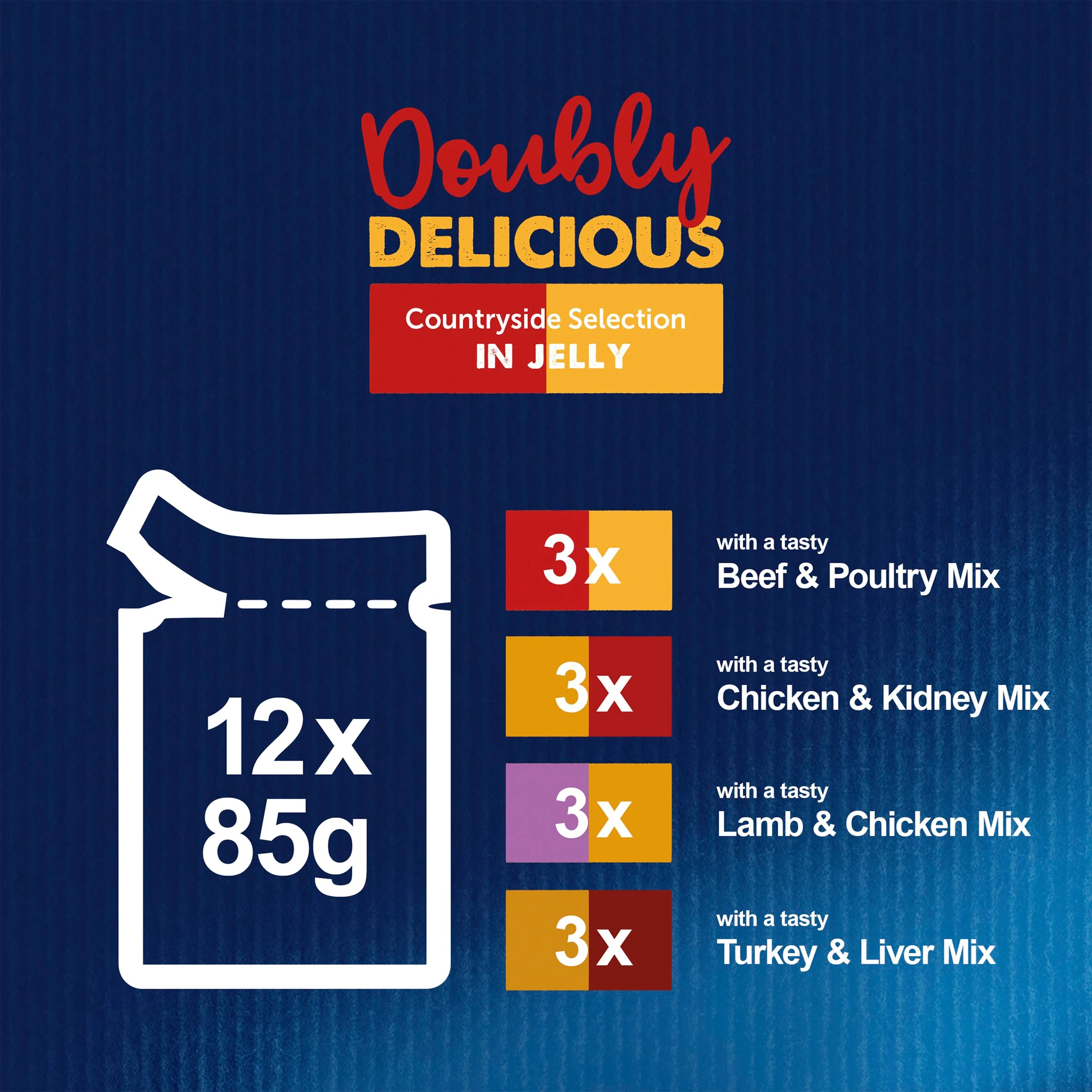 Felix Doubly Delicious 7+ Countryside Selection in Jelly Wet Cat Food - Image 6