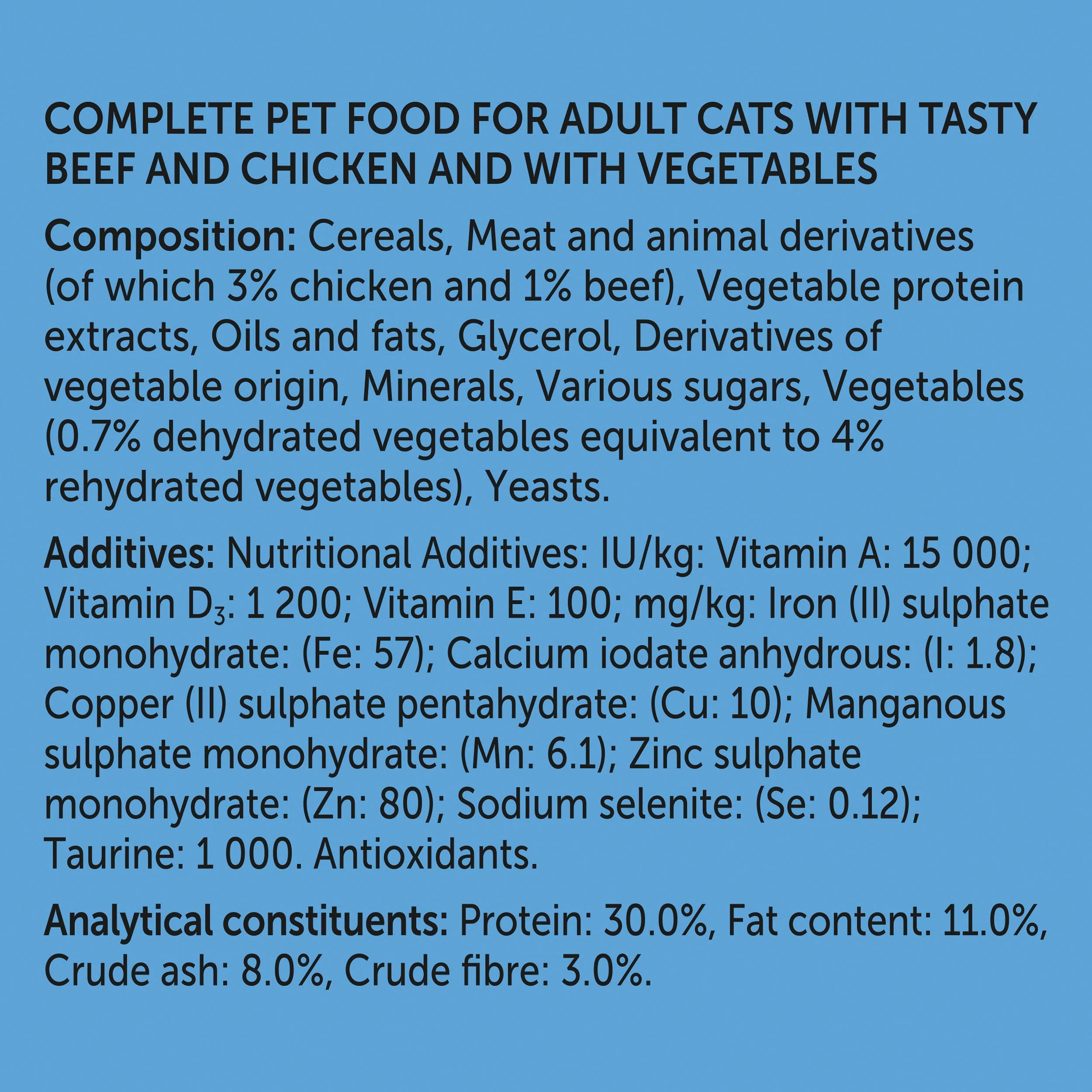 Felix Doubly Delicious Beef Chicken & Vegetables Dry Cat Food - Image 4