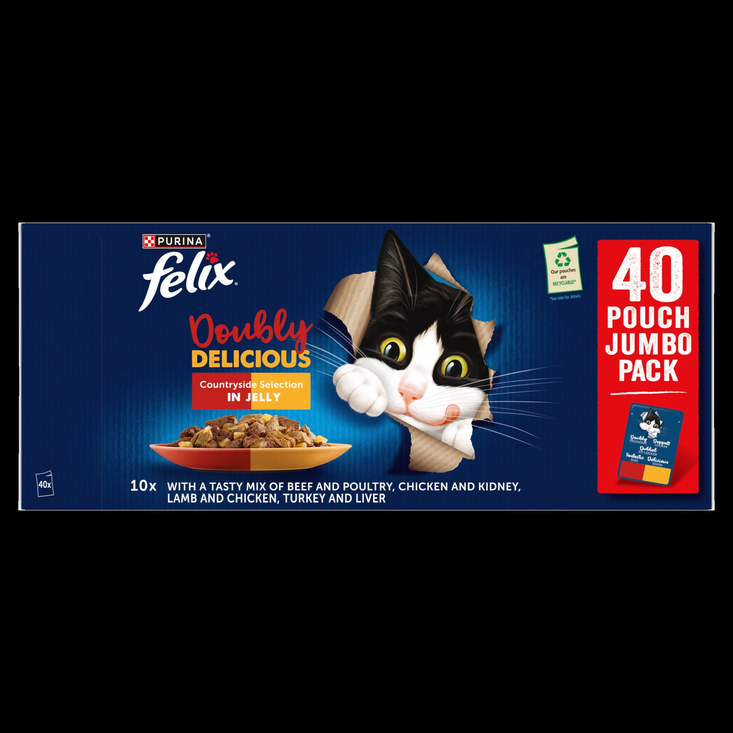 Felix Doubly Delicious Countryside Selection in Jelly Wet Cat Food - Image 11