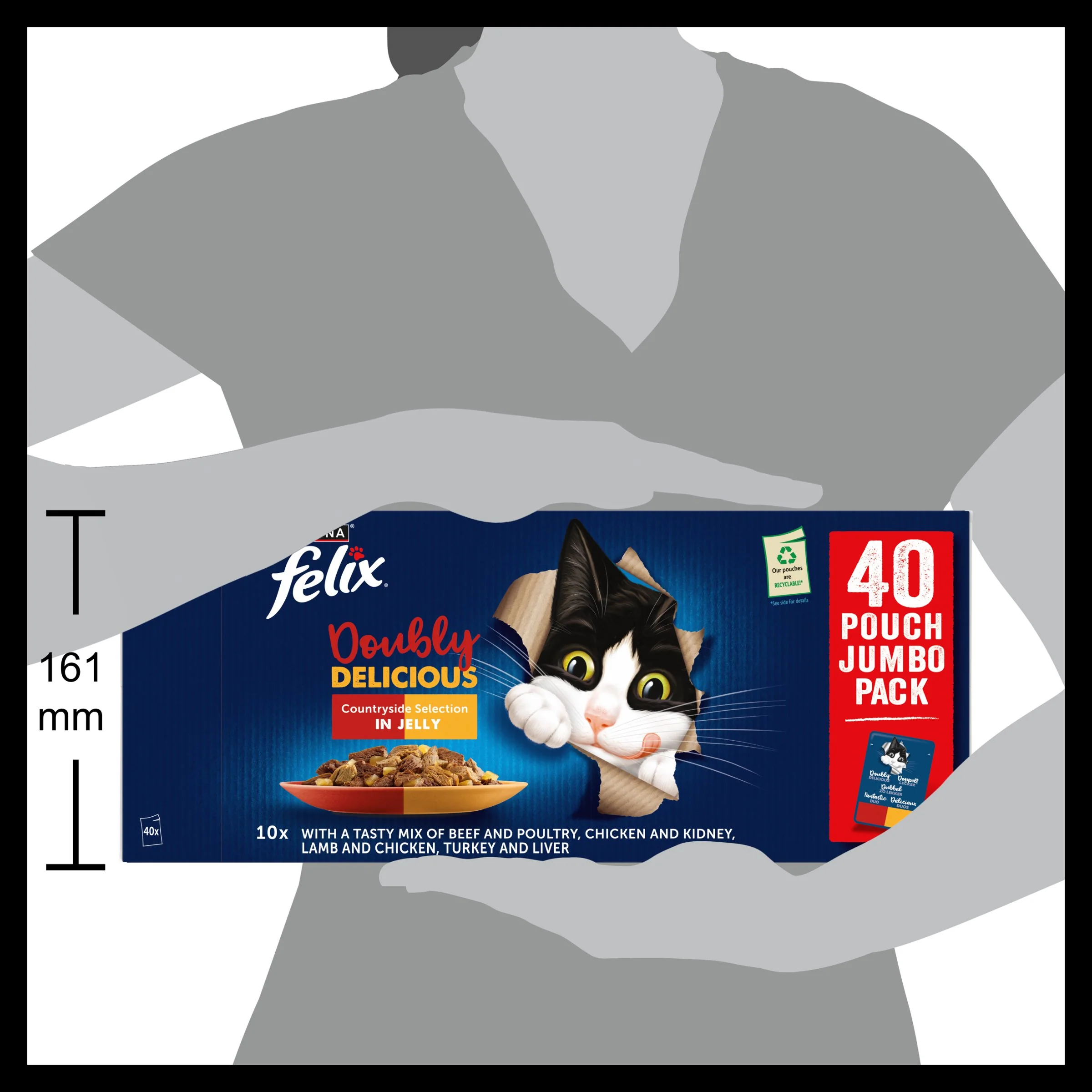 Felix Doubly Delicious Countryside Selection in Jelly Wet Cat Food - Image 3
