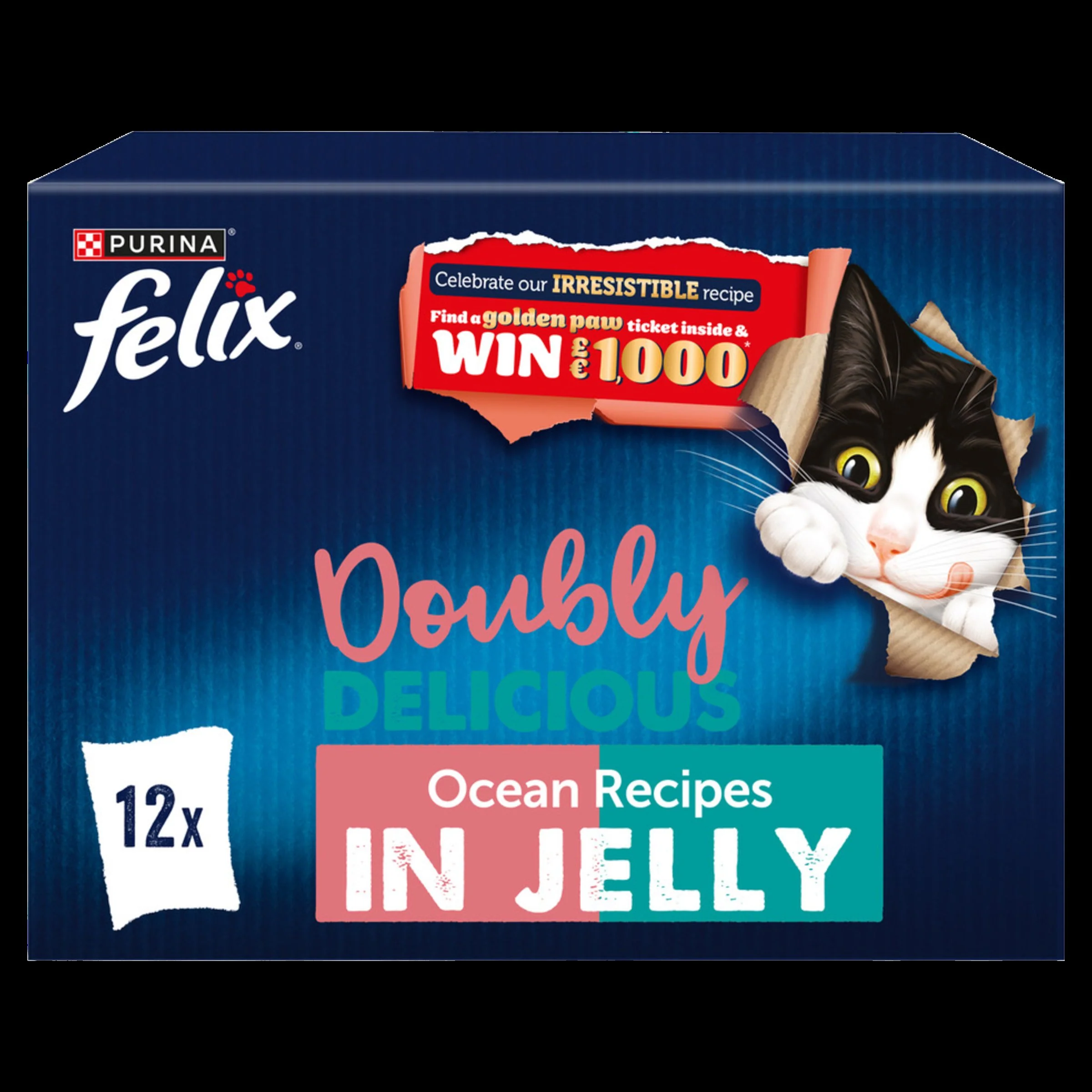 Felix Doubly Delicious Ocean Recipes in Jelly Wet Cat Food - Image 8