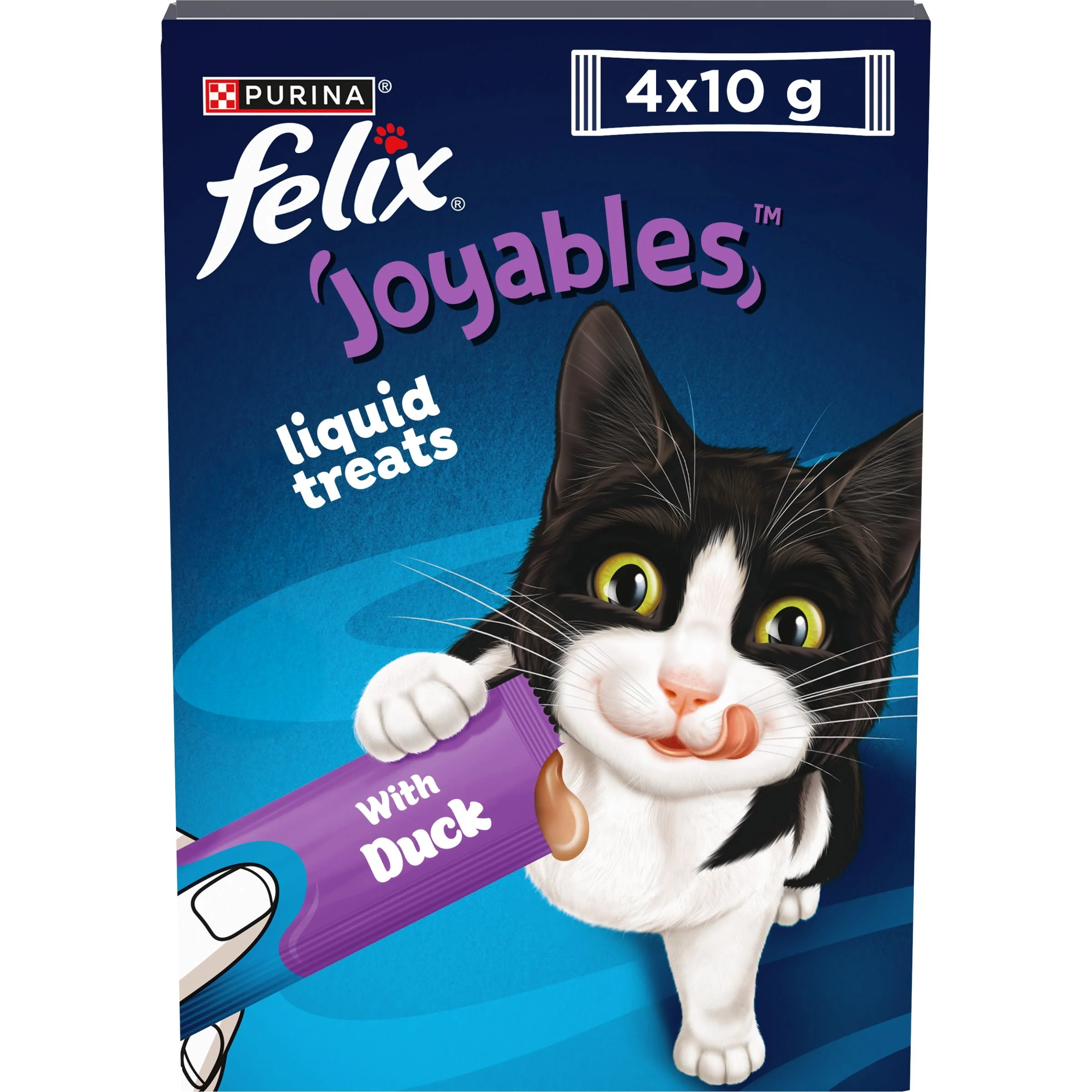 Felix Joyables Liquid with Duck Cat Treats - Image 2