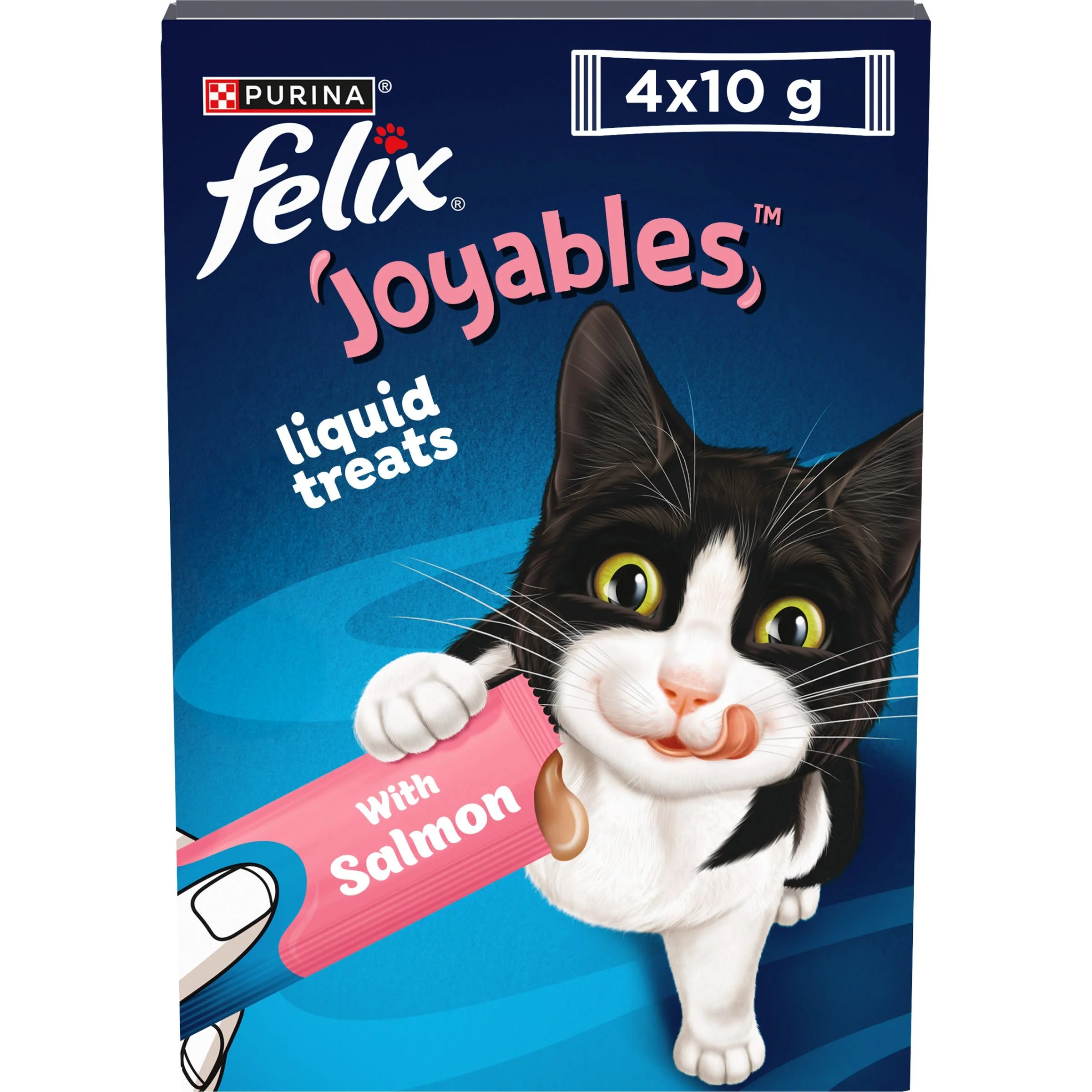 Felix Joyables Liquid with Salmon Cat Treats - Image 2