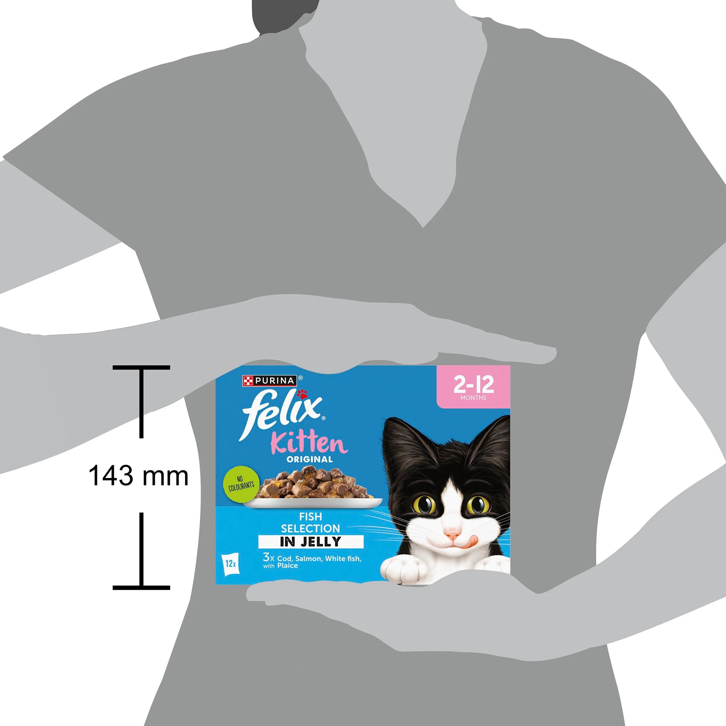 Felix Original Kitten Fish Selection in Jelly Wet Cat Food - Image 4