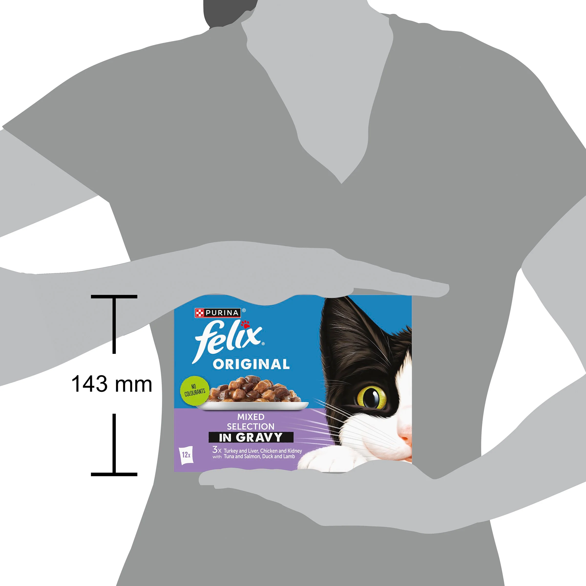 Felix Original Mixed Selection in Gravy Wet Cat Food - Image 3