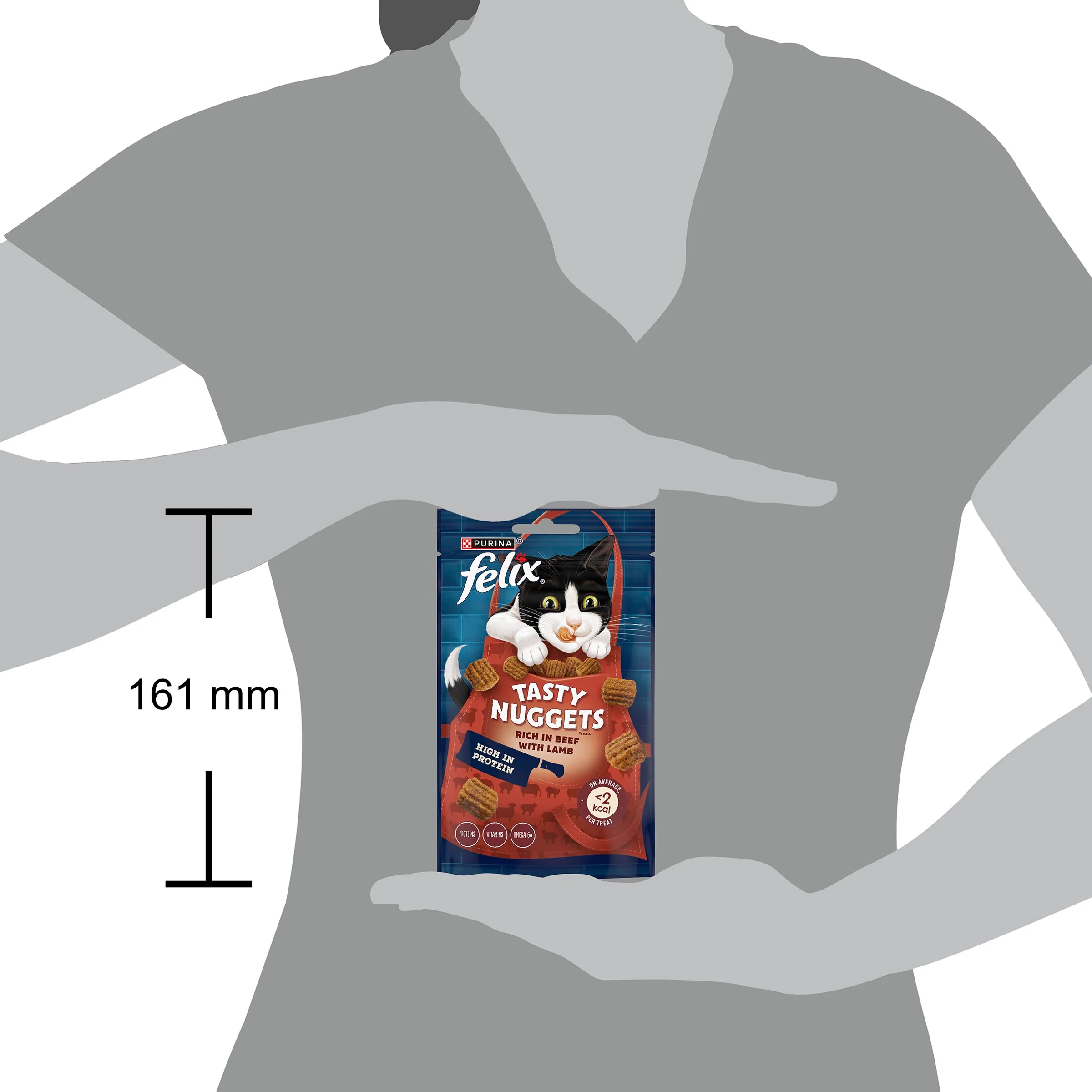 Felix Tasty Nuggets Beef and Lamb Cat Treats - Image 2