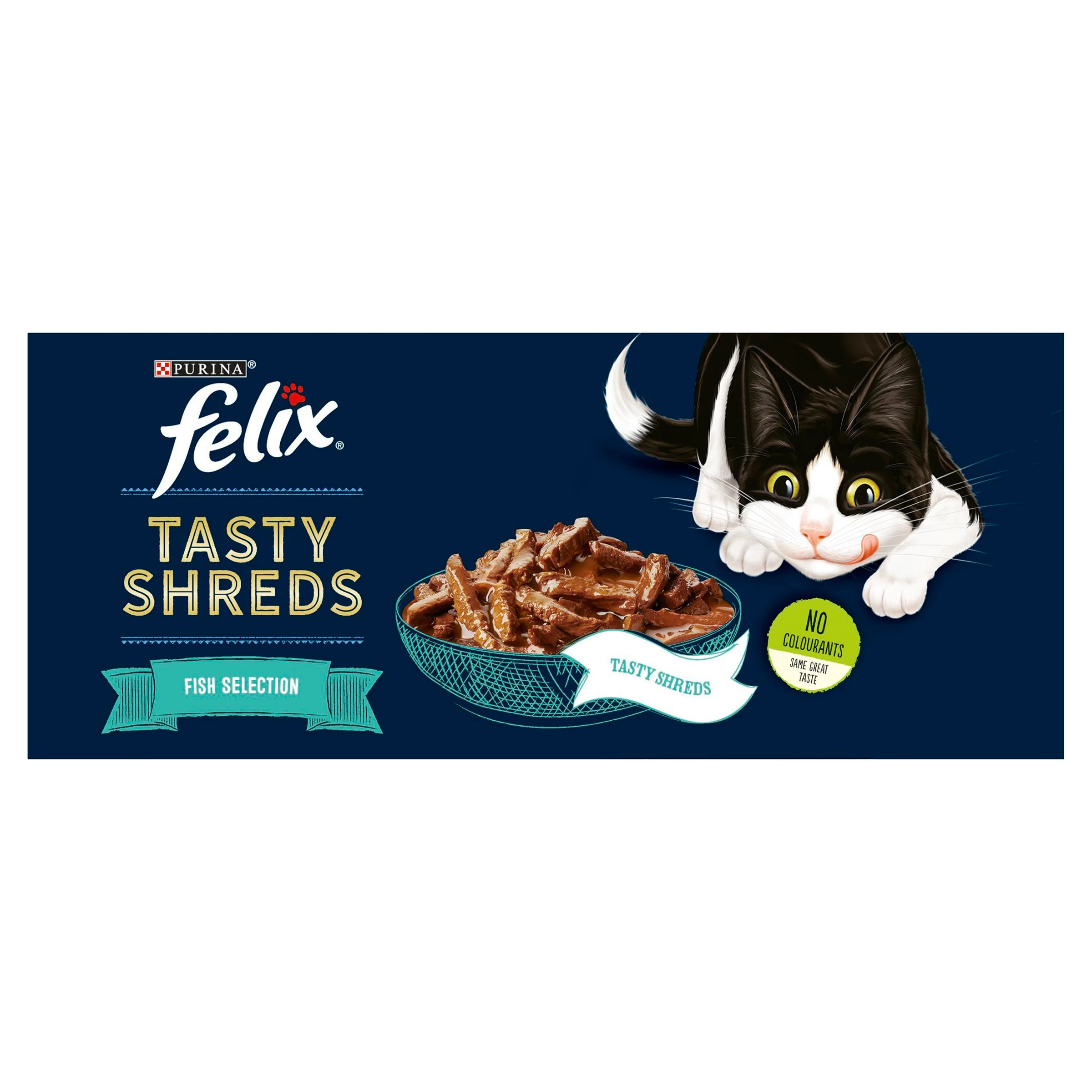 Felix Tasty Shreds Adult Wet Cat Food - Fish Selection in Gravy - Image 3