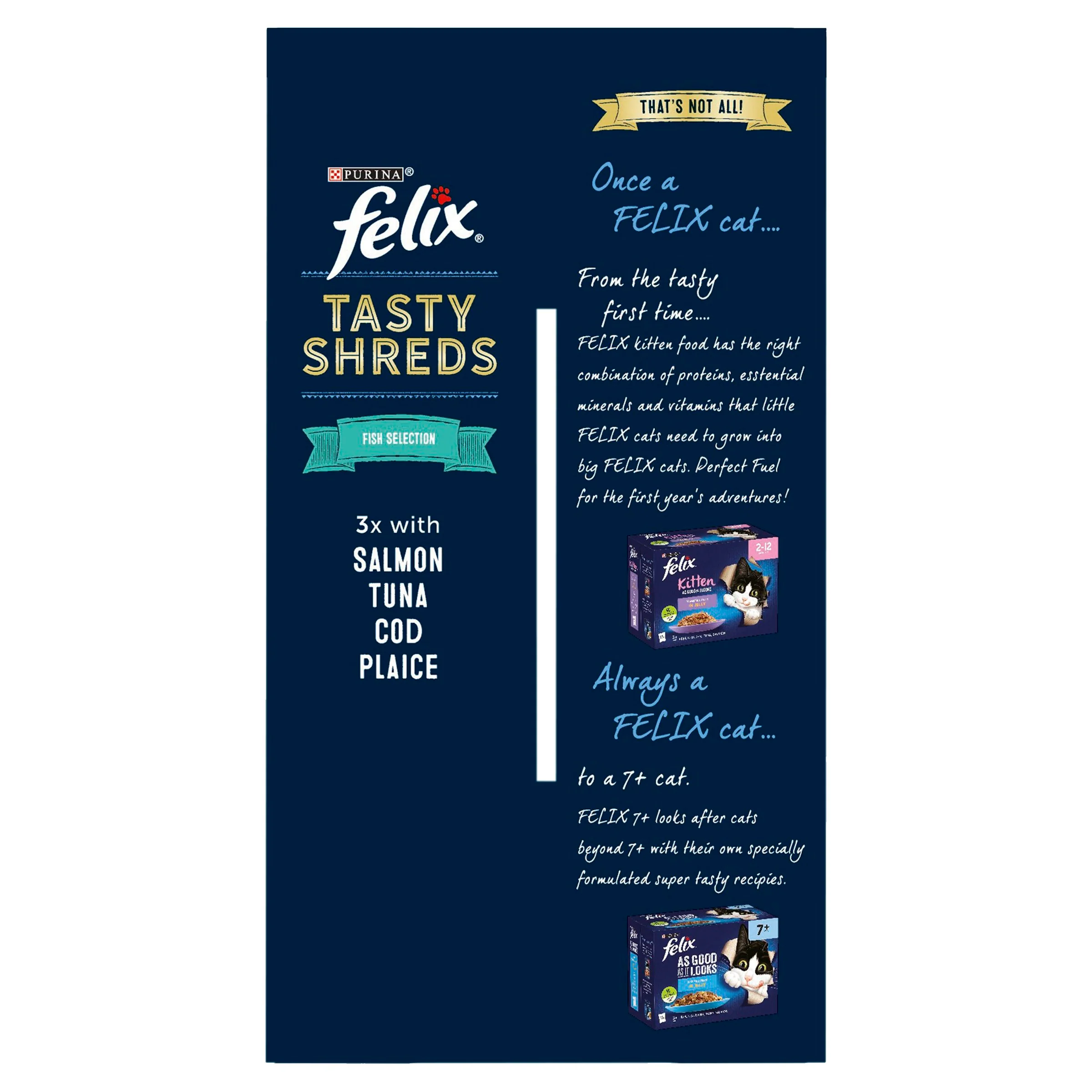 Felix Tasty Shreds Adult Wet Cat Food - Fish Selection in Gravy - Image 7
