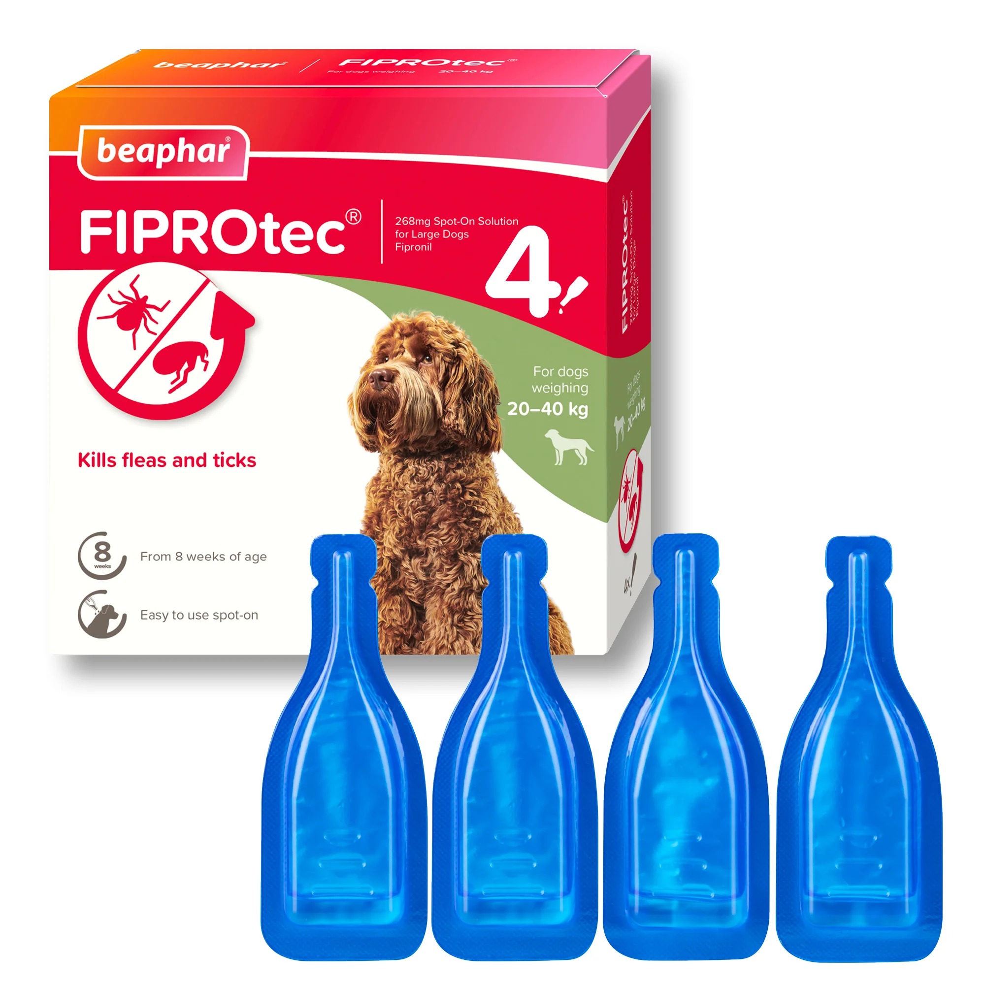 Beaphar Fiprotec Spot On Large Dog Pipettes - Image 4