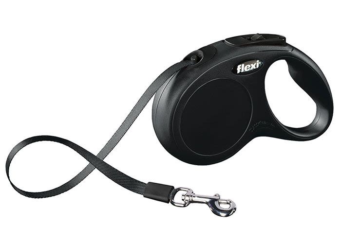 Flexi New Classic Tape Black 15kg Dog Lead