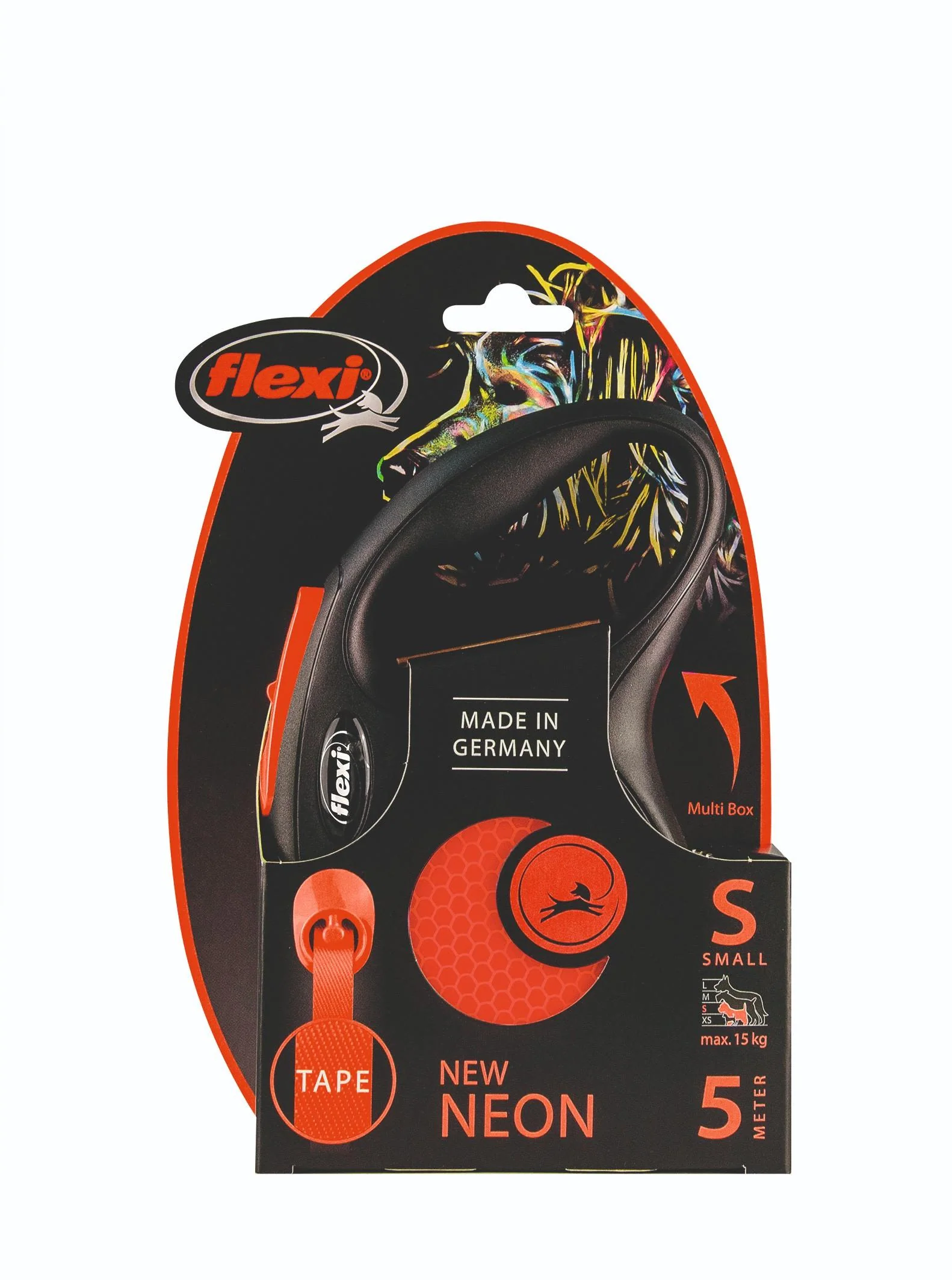 Flexi New Neon Tape in Orange - Image 2