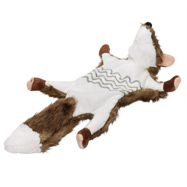 Forest Critters Plush & Soft Fox No Stuffing Dog Toy - Image 2