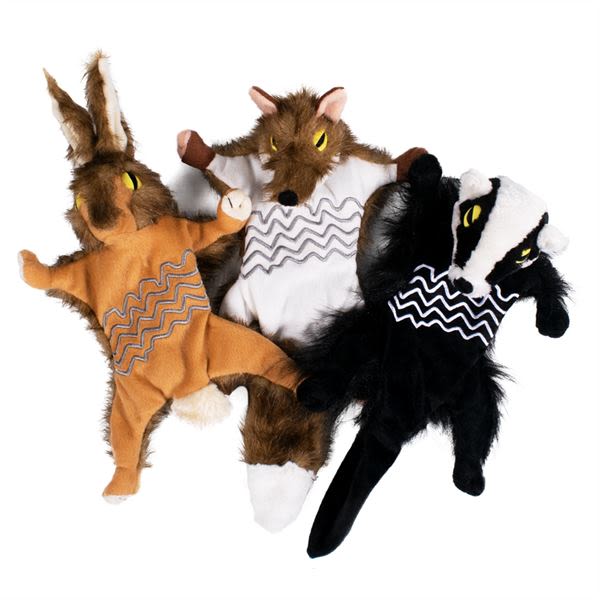 Forest Critters Plush & Soft Fox No Stuffing Dog Toy - Image 3
