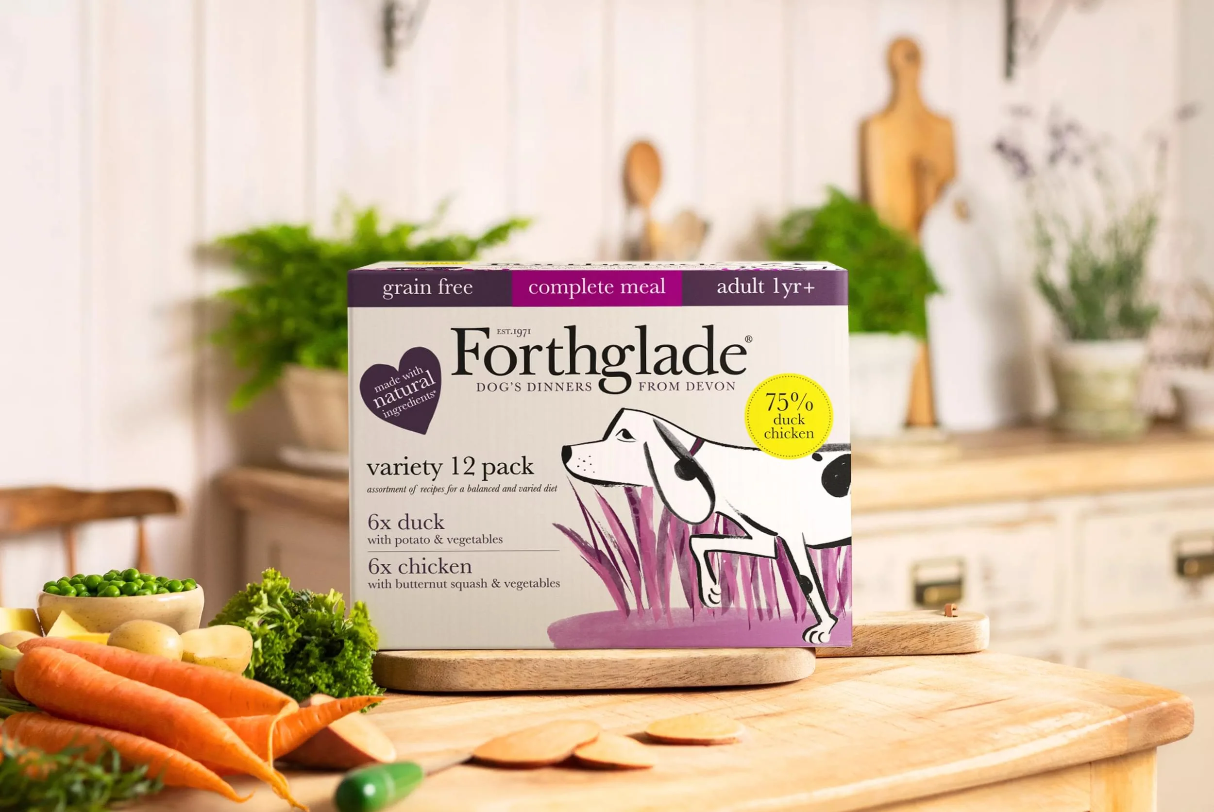 Forthglade Complete Adult Grain-free Duo Duck & Chicken - Image 4