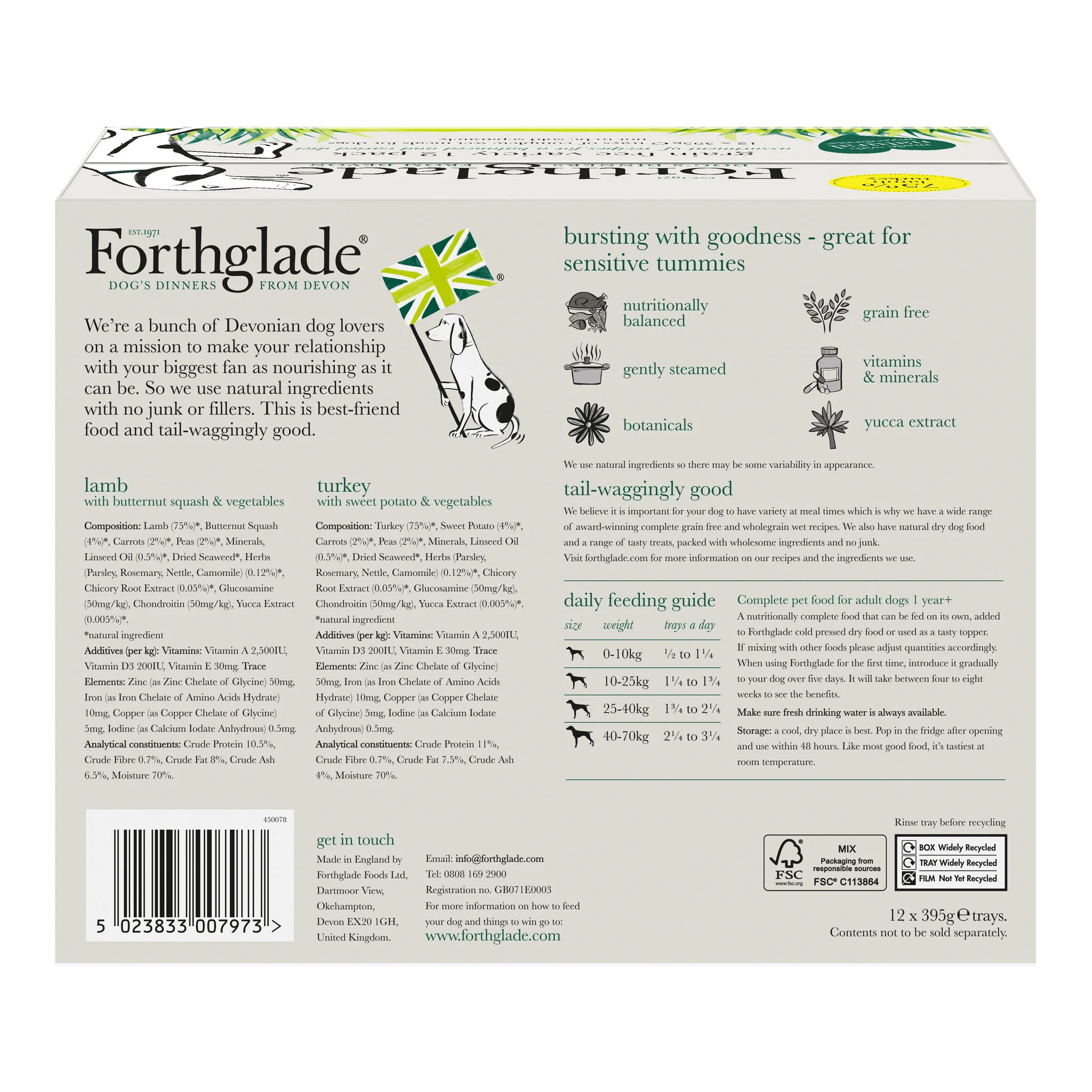 Forthglade Complete Adult Grain-free Duo Lamb & Turkey - Image 3