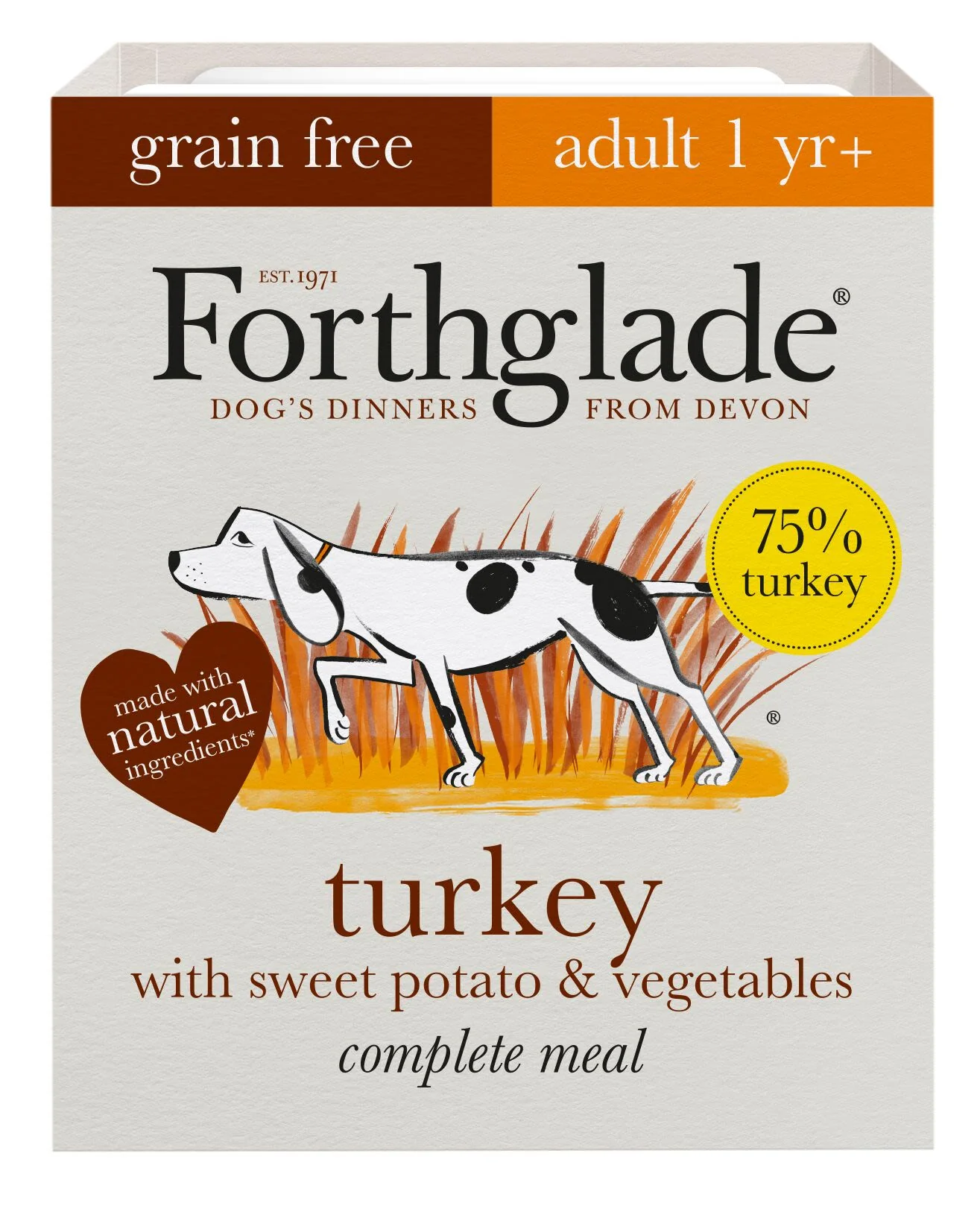 Forthglade Complete Grain Free Adult Wet Dog Food - Turkey with Sweet Potato & Vegetables - Image 7
