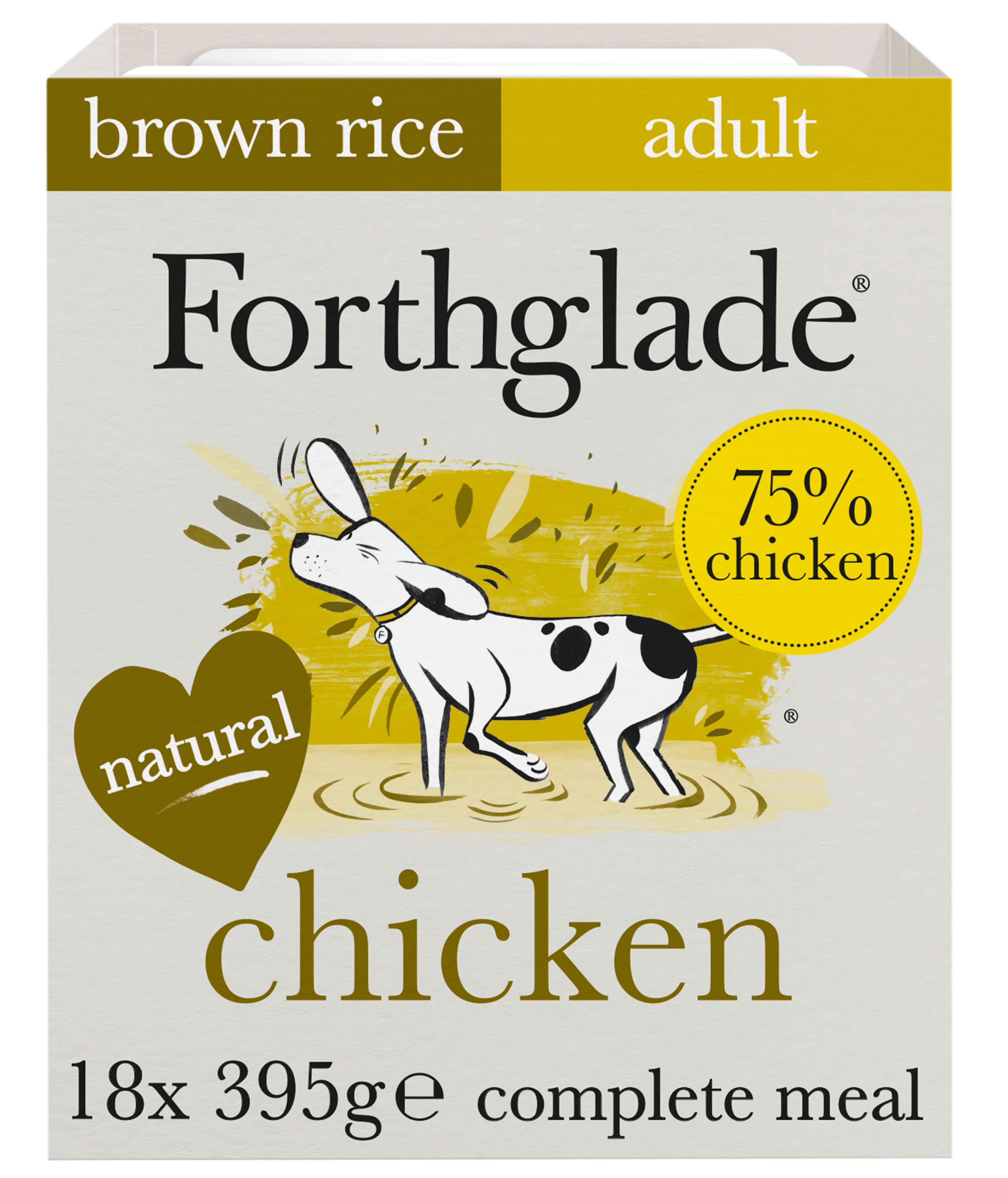 Forthglade Complete Meal Adult Wet Dog Food - Chicken with Brown Rice & Veg - Image 2
