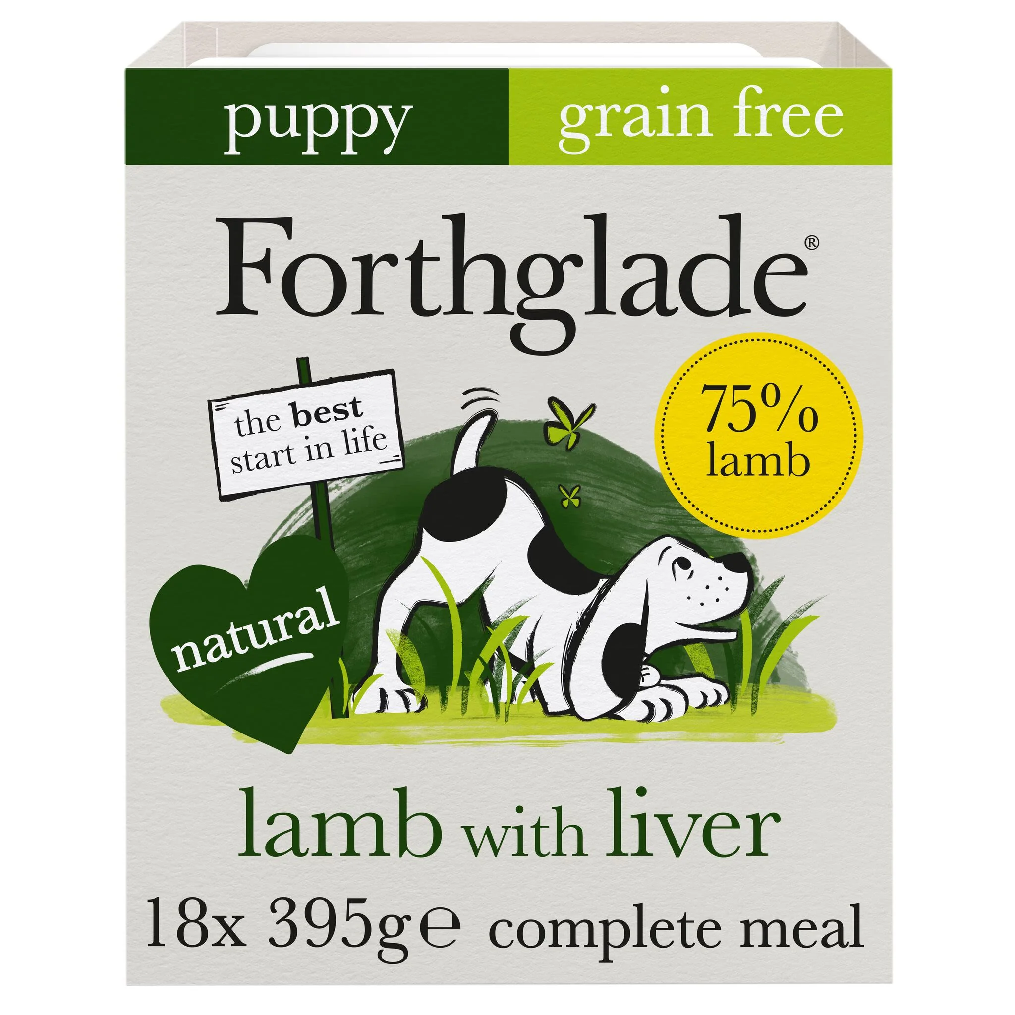 Forthglade Complete Meal Grain-free Puppy Wet Dog Food - Lamb with Liver, Sweet potato & Vegetables - Image 2