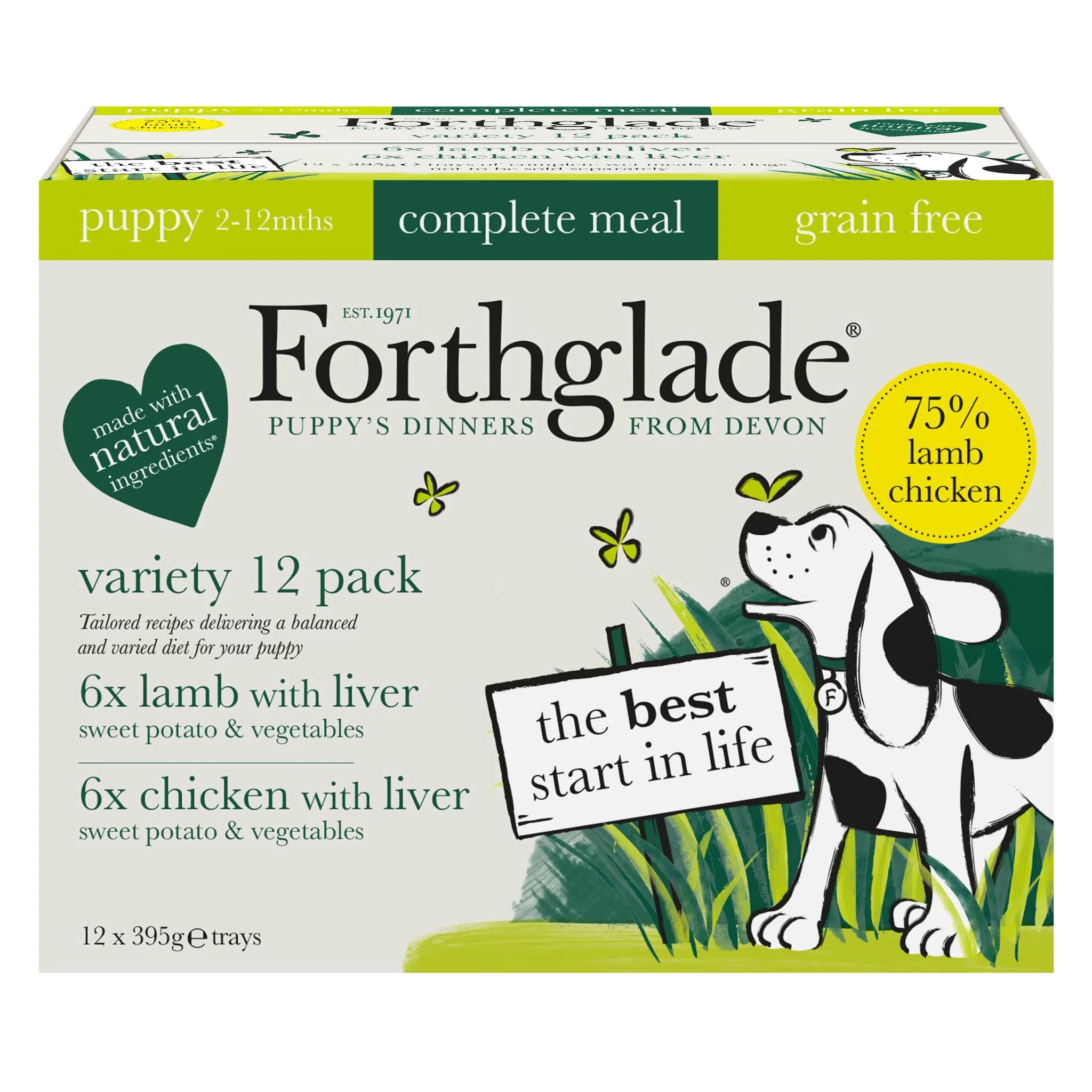 Forthglade Complete Meal Grain-free Puppy Wet Dog Food - Variety Pack - Image 2