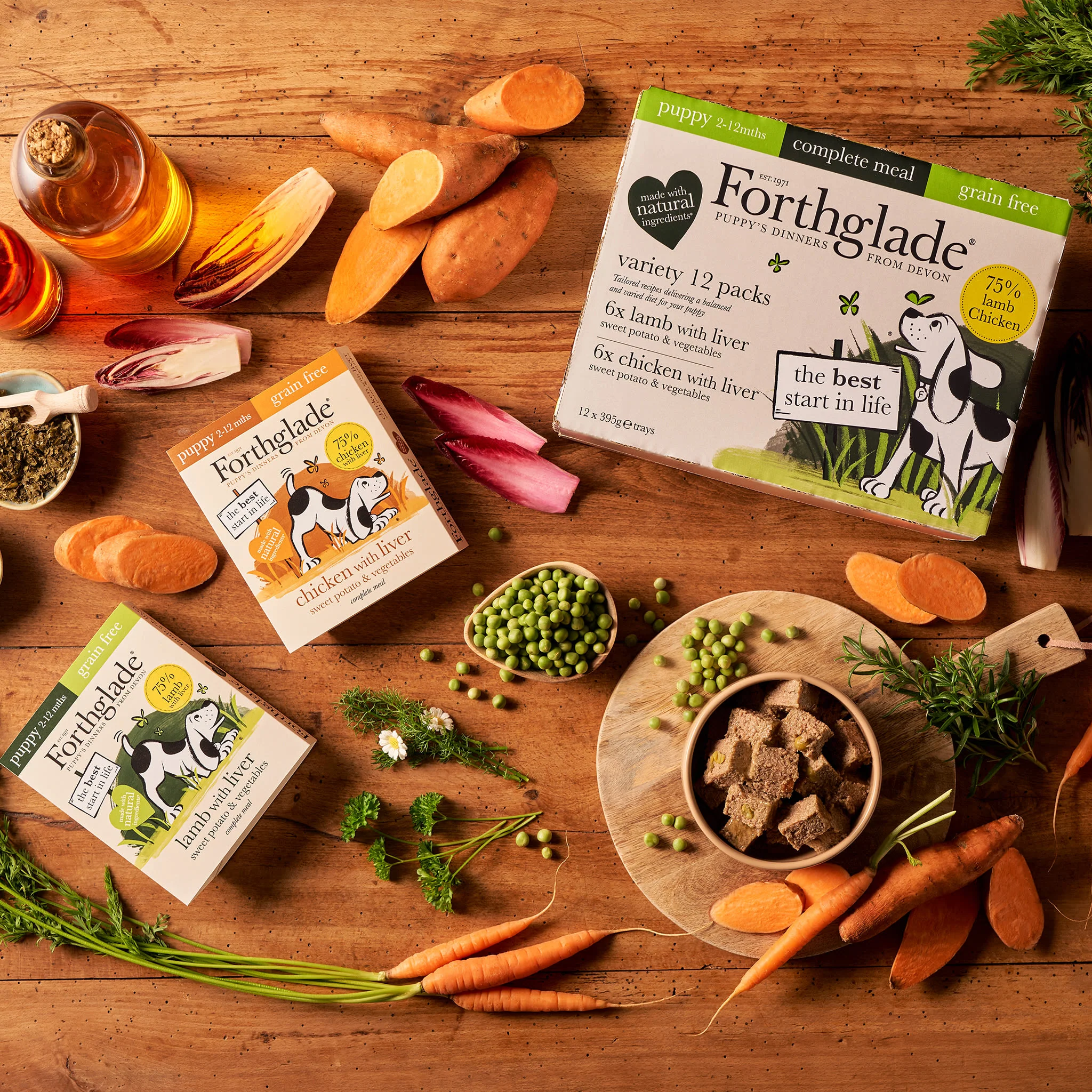 Forthglade Complete Meal Grain-free Puppy Wet Dog Food - Variety Pack - Image 7