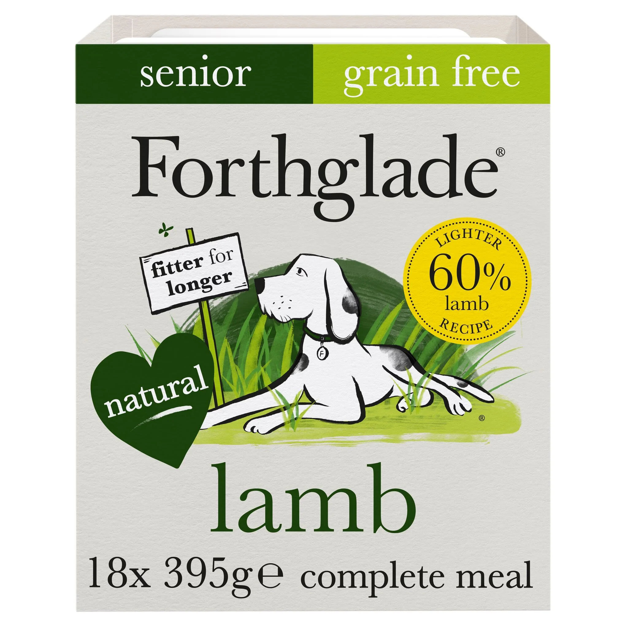 Forthglade Complete Meal Grain-free Senior Wet Dog Food - Lamb with Butternut squash & Vegetables - Image 2