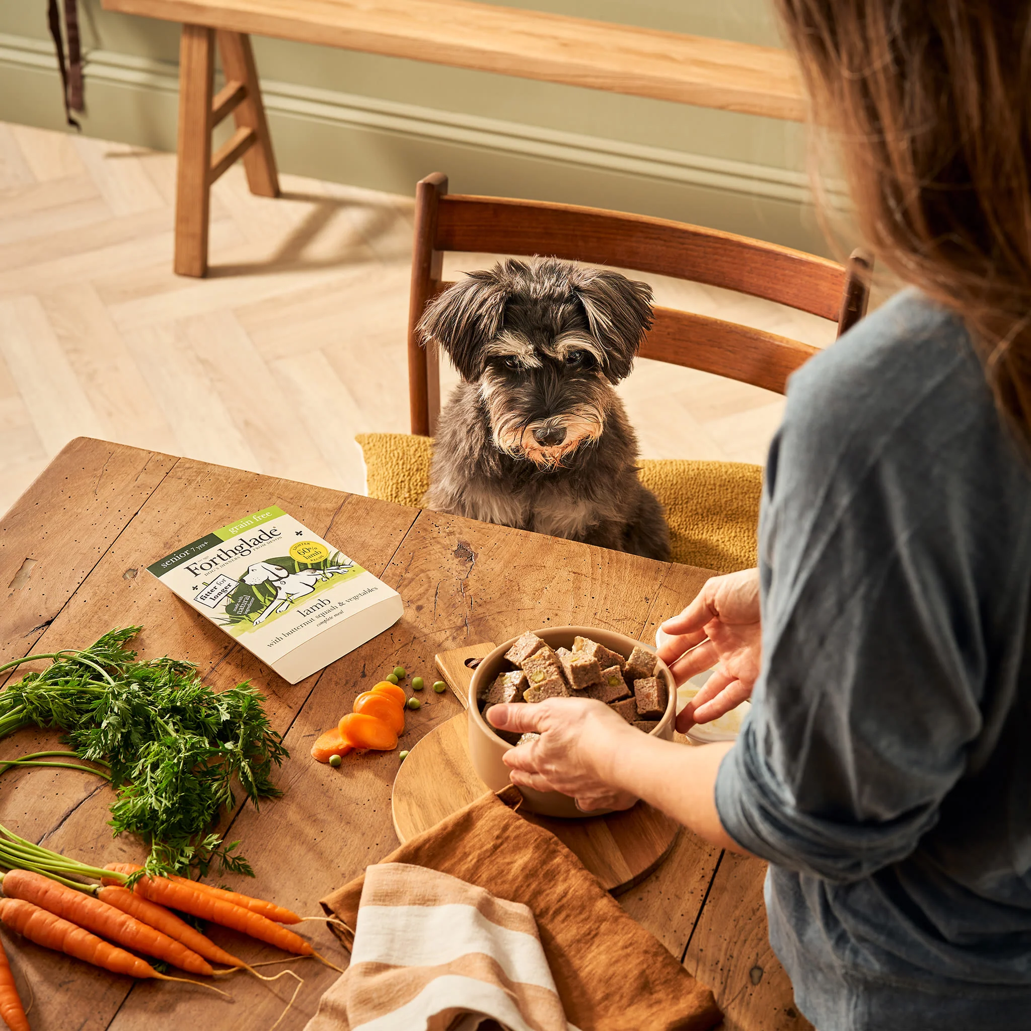 Forthglade Complete Meal Grain-free Senior Wet Dog Food - Lamb with Butternut squash & Vegetables - Image 8