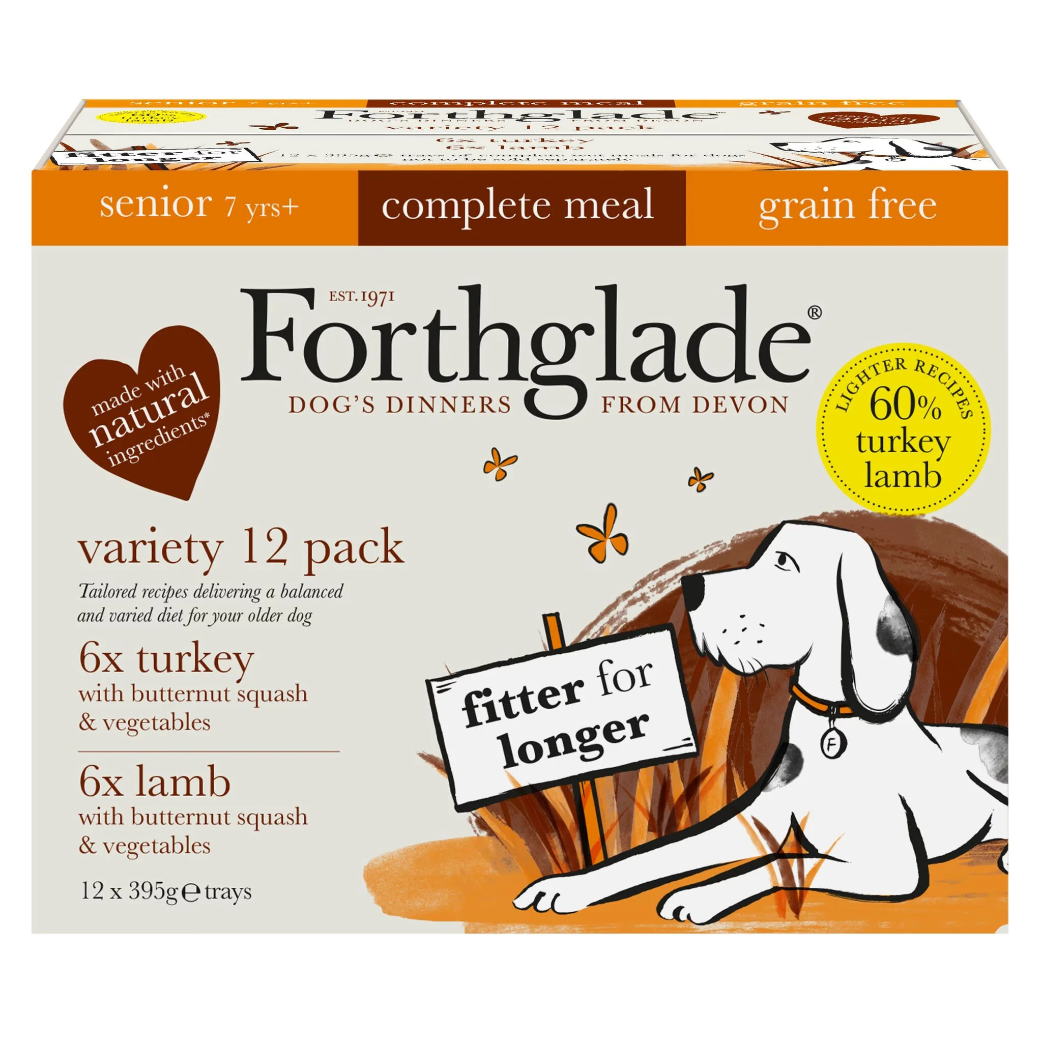 Forthglade Complete Meal Grain-free Senior Wet Dog Food - Variety Pack - Image 2
