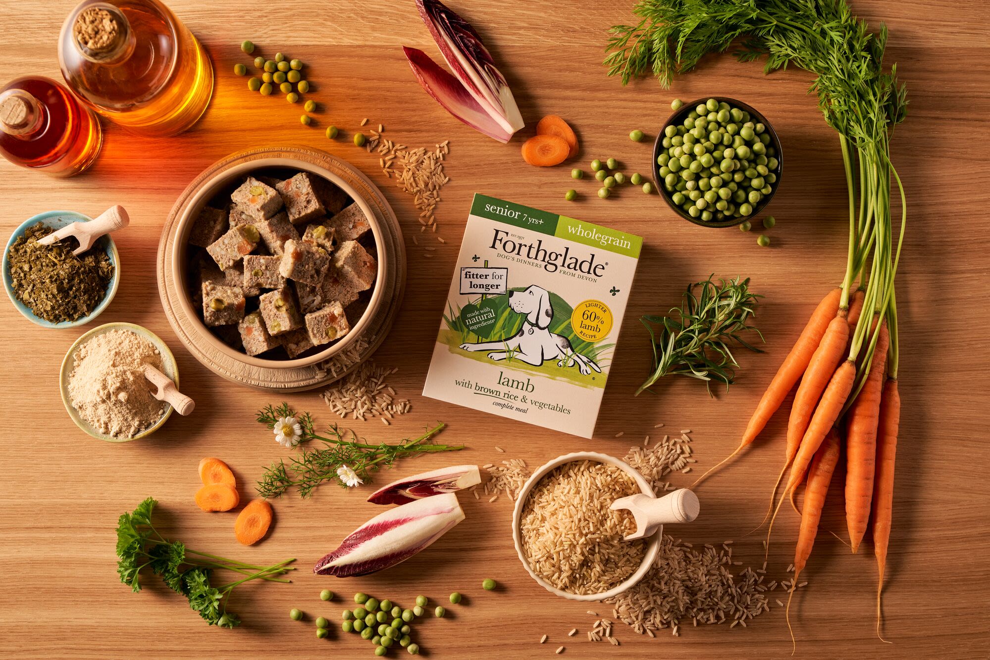 Forthglade Complete Meal Wholegrain Senior Wet Dog Food - Lamb with Brown rice & Vegetables - Image 4