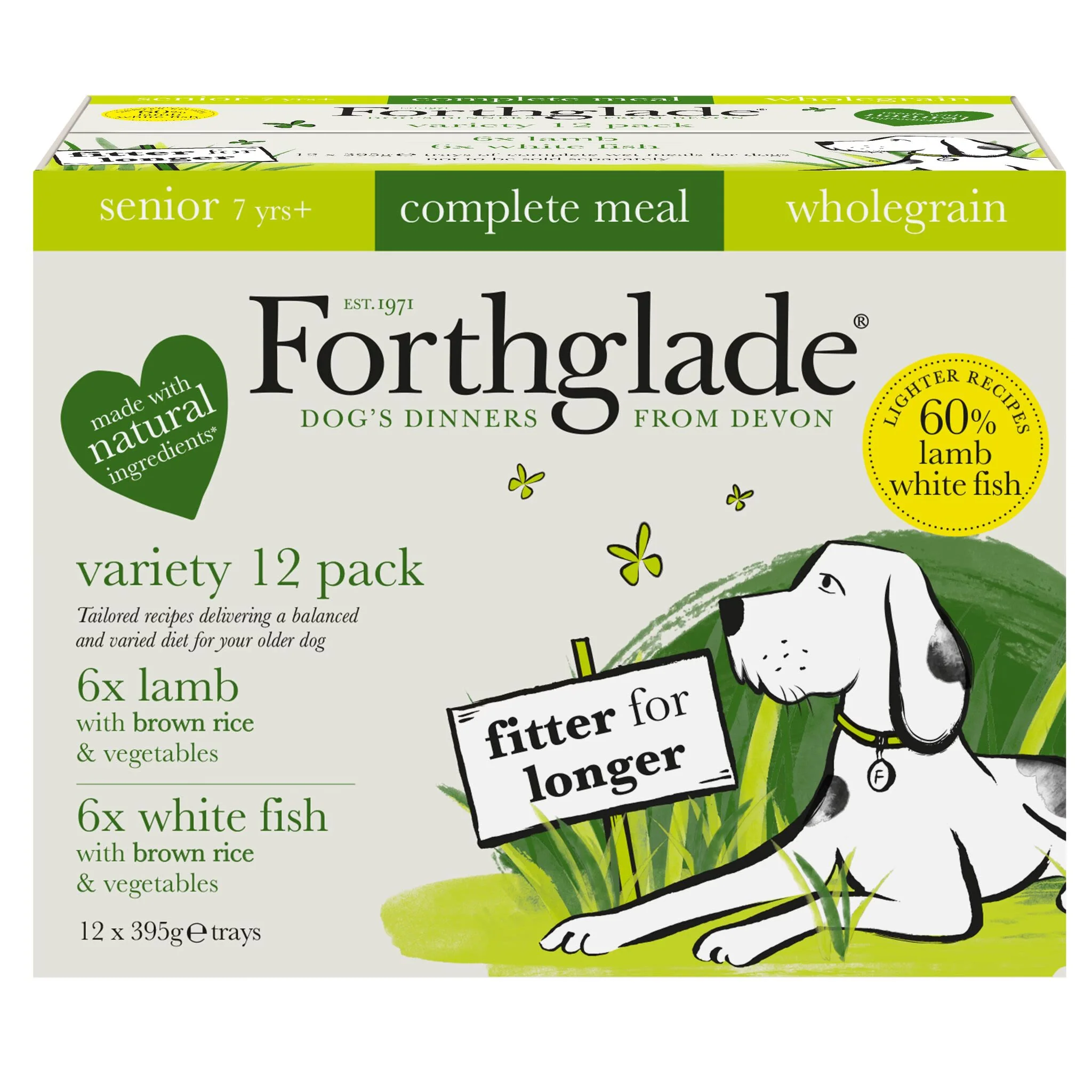 Forthglade Complete Meal Wholegrain Senior Wet Dog Food - Variety Pack - Image 2