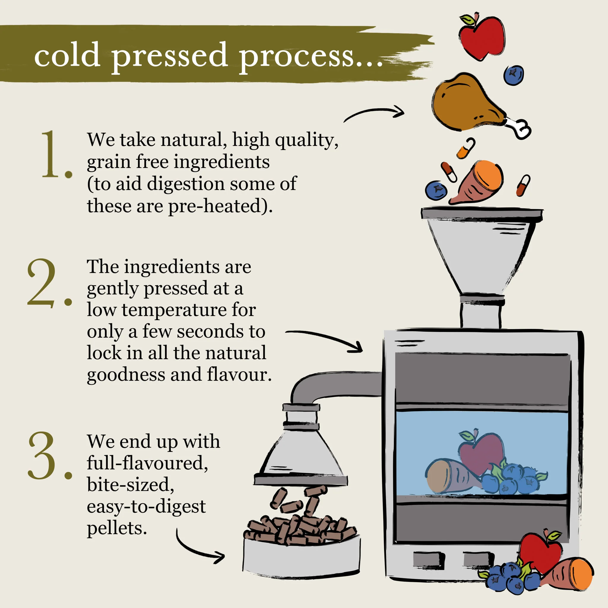 ForthgladeĀ Complete Natural Cold Pressed Dry Dog Food - Chicken with Sweet Potato 10kg - Image 7