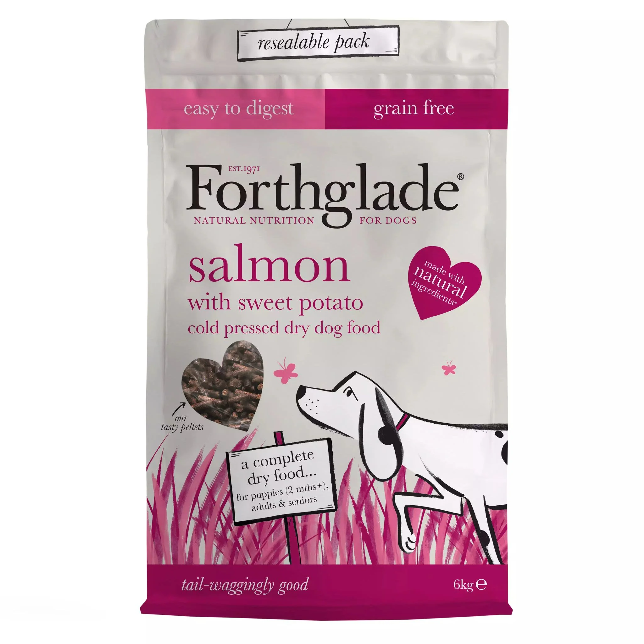 ForthgladeĀ Complete Natural Cold Pressed Dry Dog Food - Salmon with Sweet Potato - Image 18